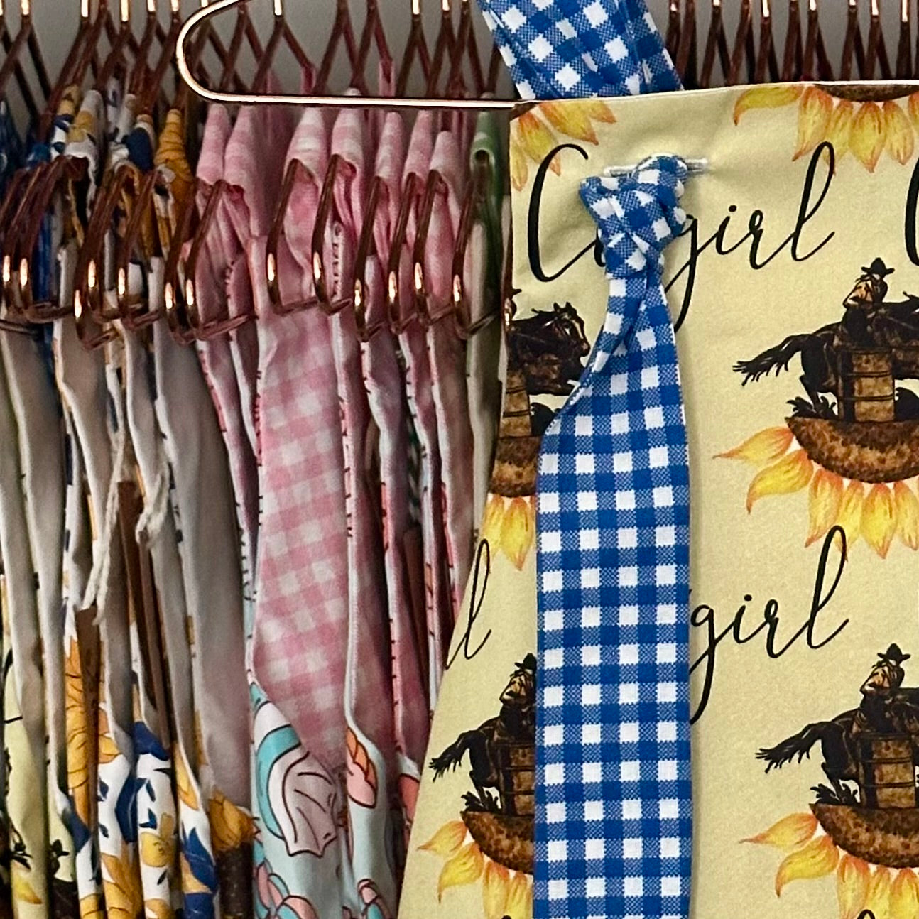 Sunflower Cowgirl Handmade Overalls/ Country Collection