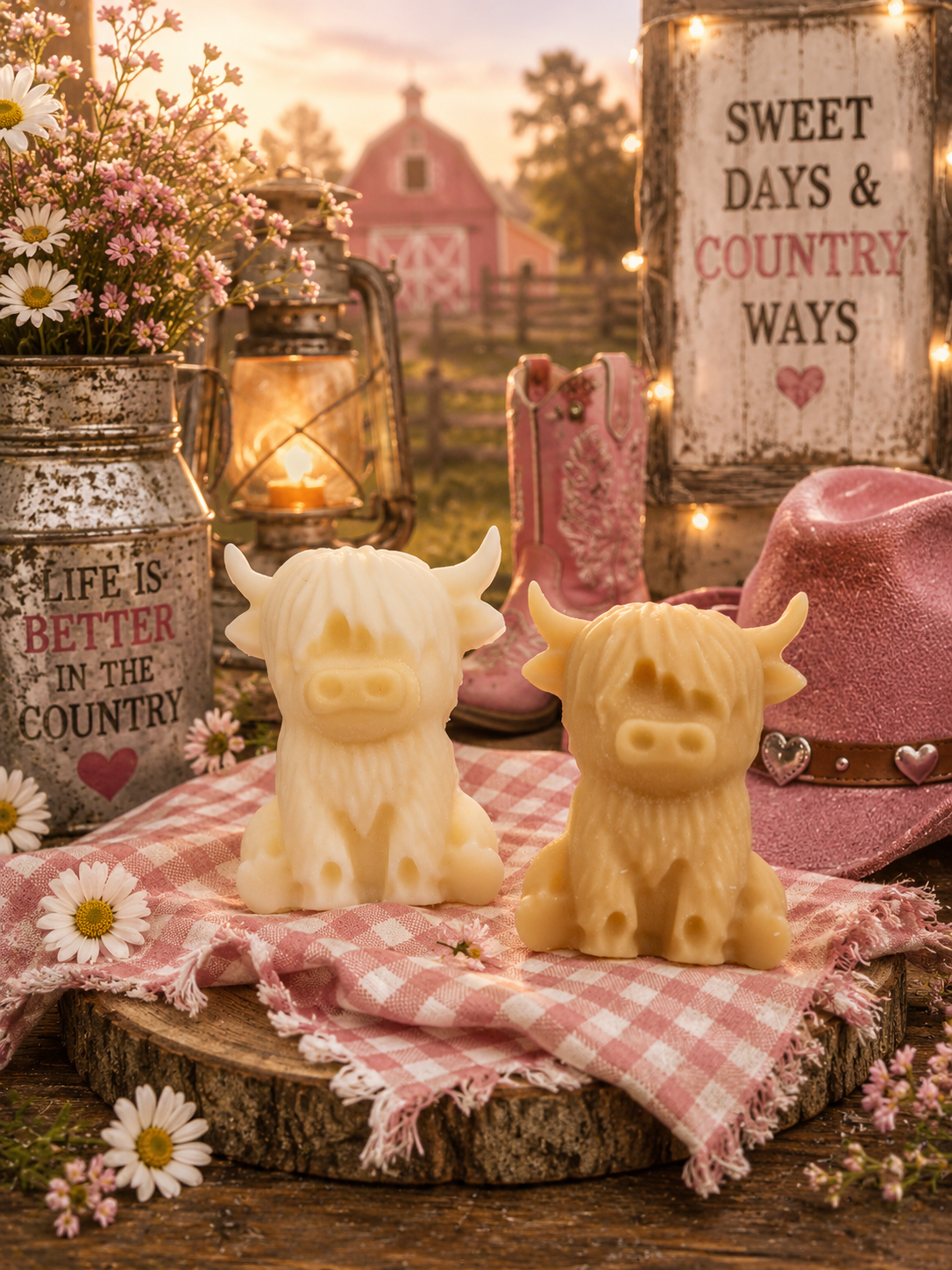 Pink boots & Country roots collection