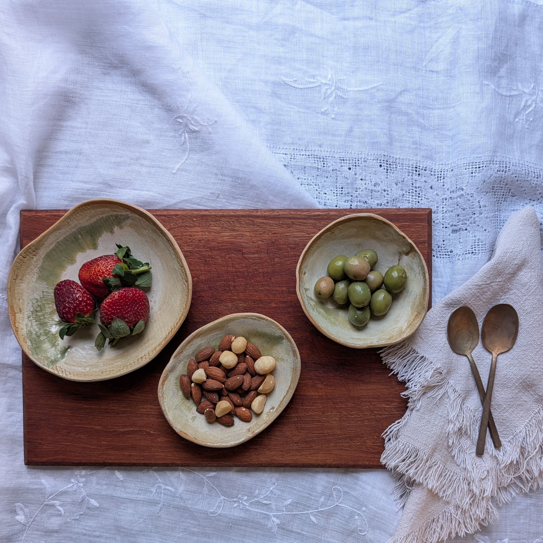 Ceramic Small Bowl Set (3) | share • charcuterie • trinkets
