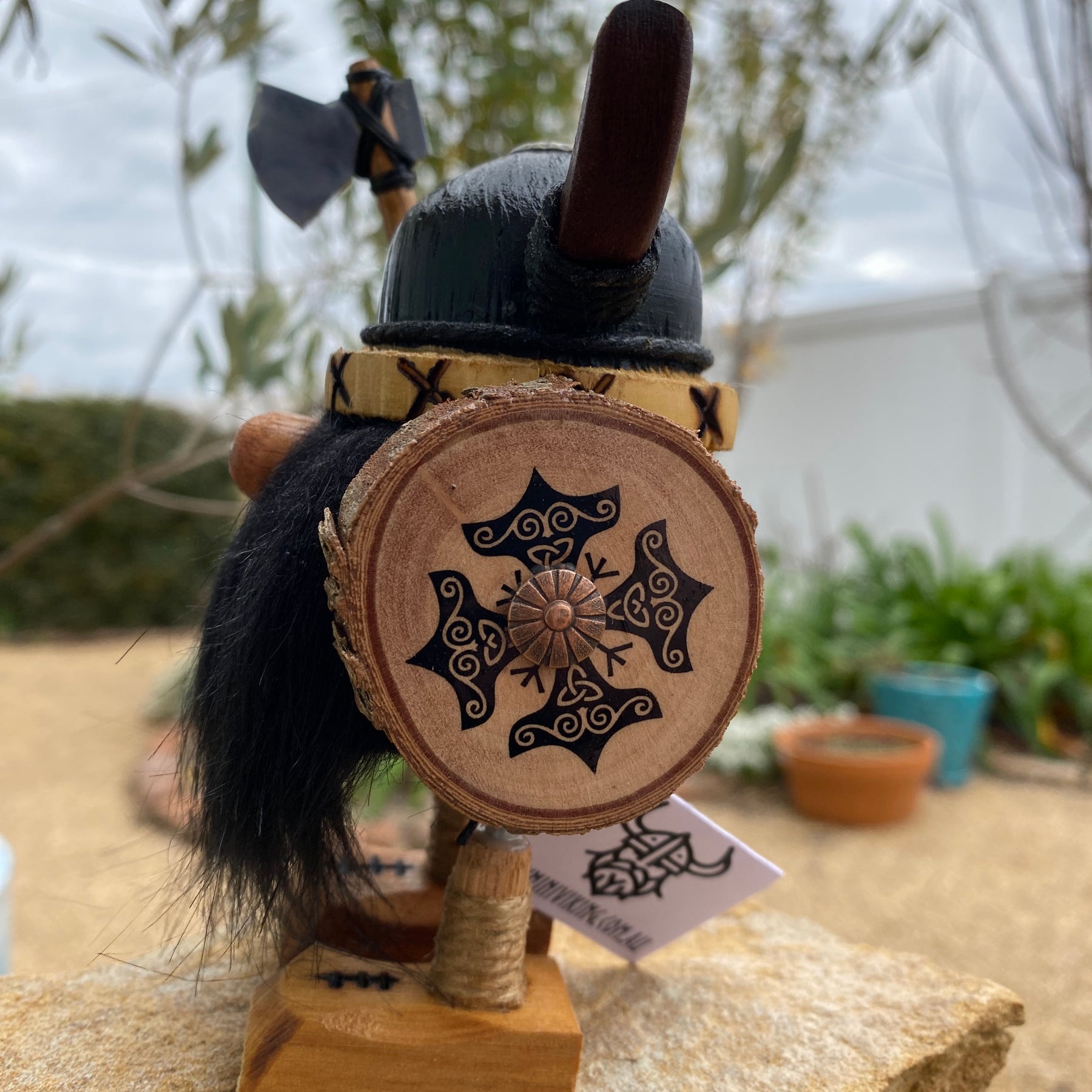 Black Helmet Viking