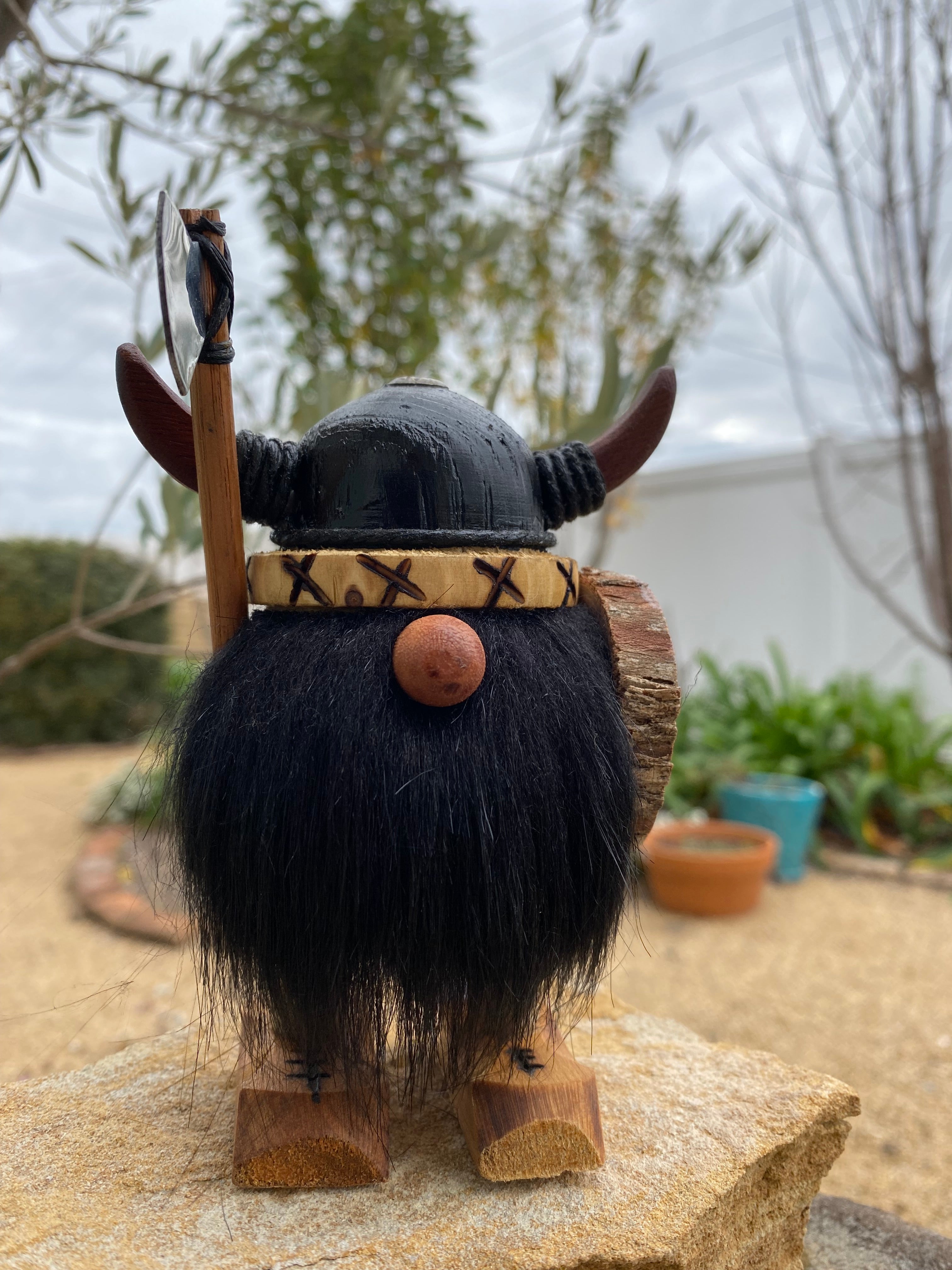 Black Helmet Viking