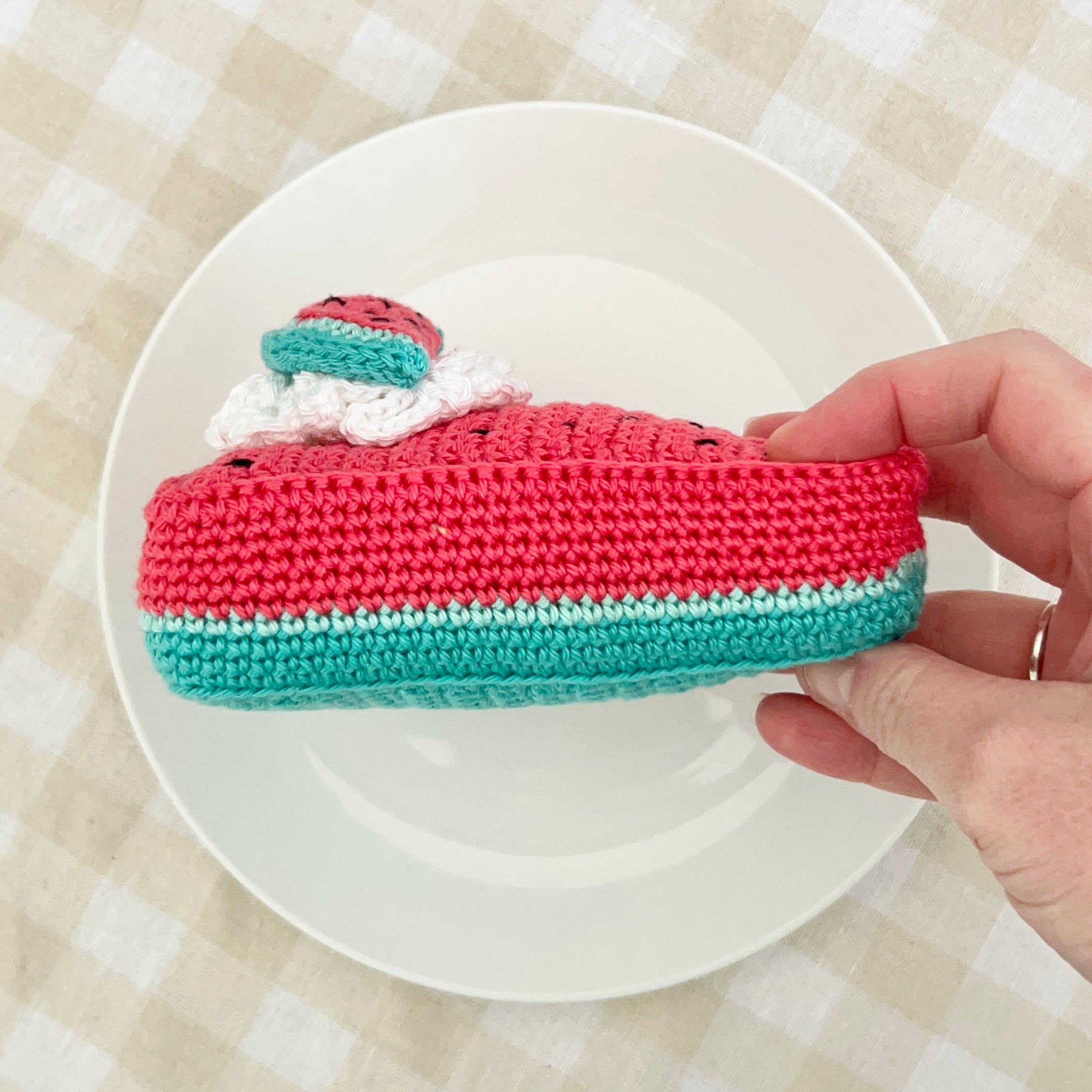Crochet Cake Slice | Aussie Bakery Collection | Various Flavours | Pretend Play Food | Made to Order