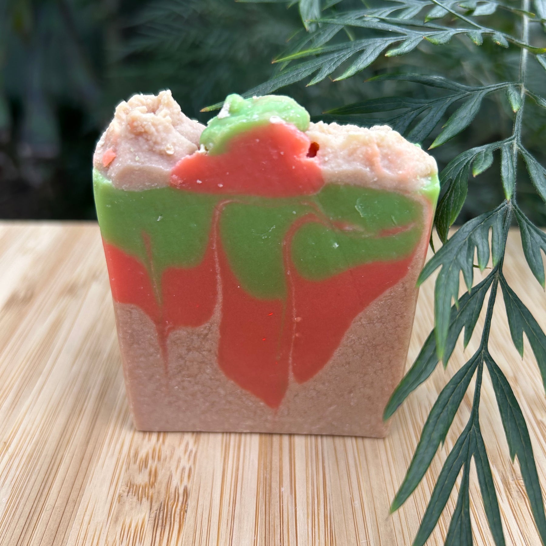 Handmade Peppermint Tea Christmas Soap | Natural Oils | Festive Gift | Australia