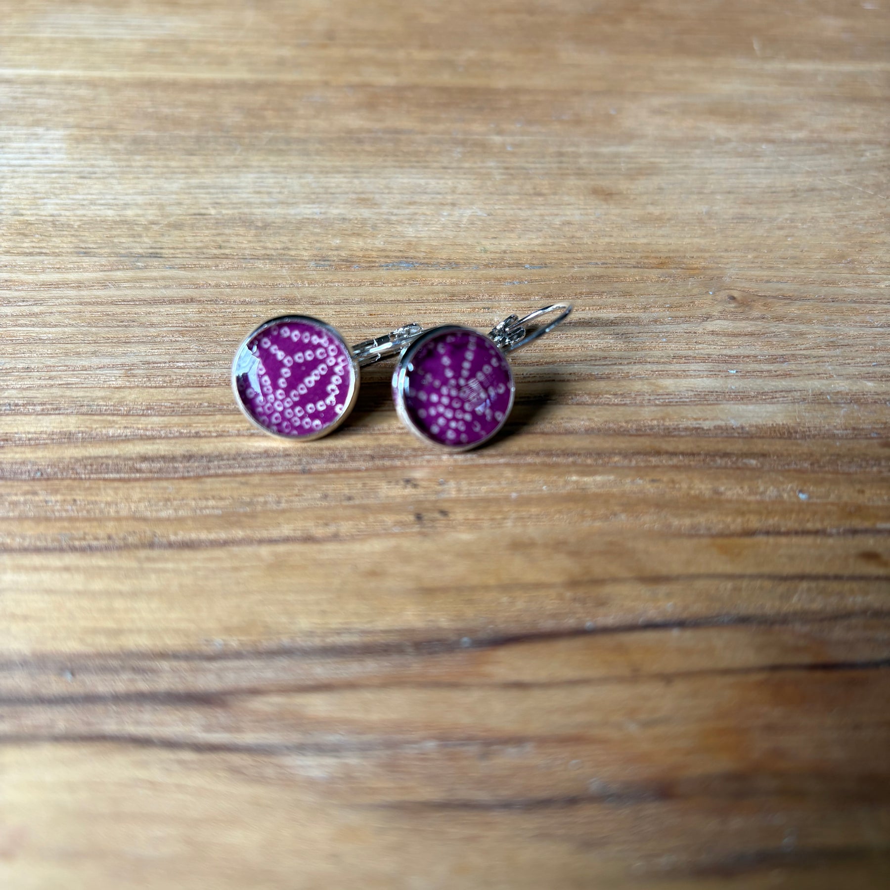 Japanese paper Resin earrings
