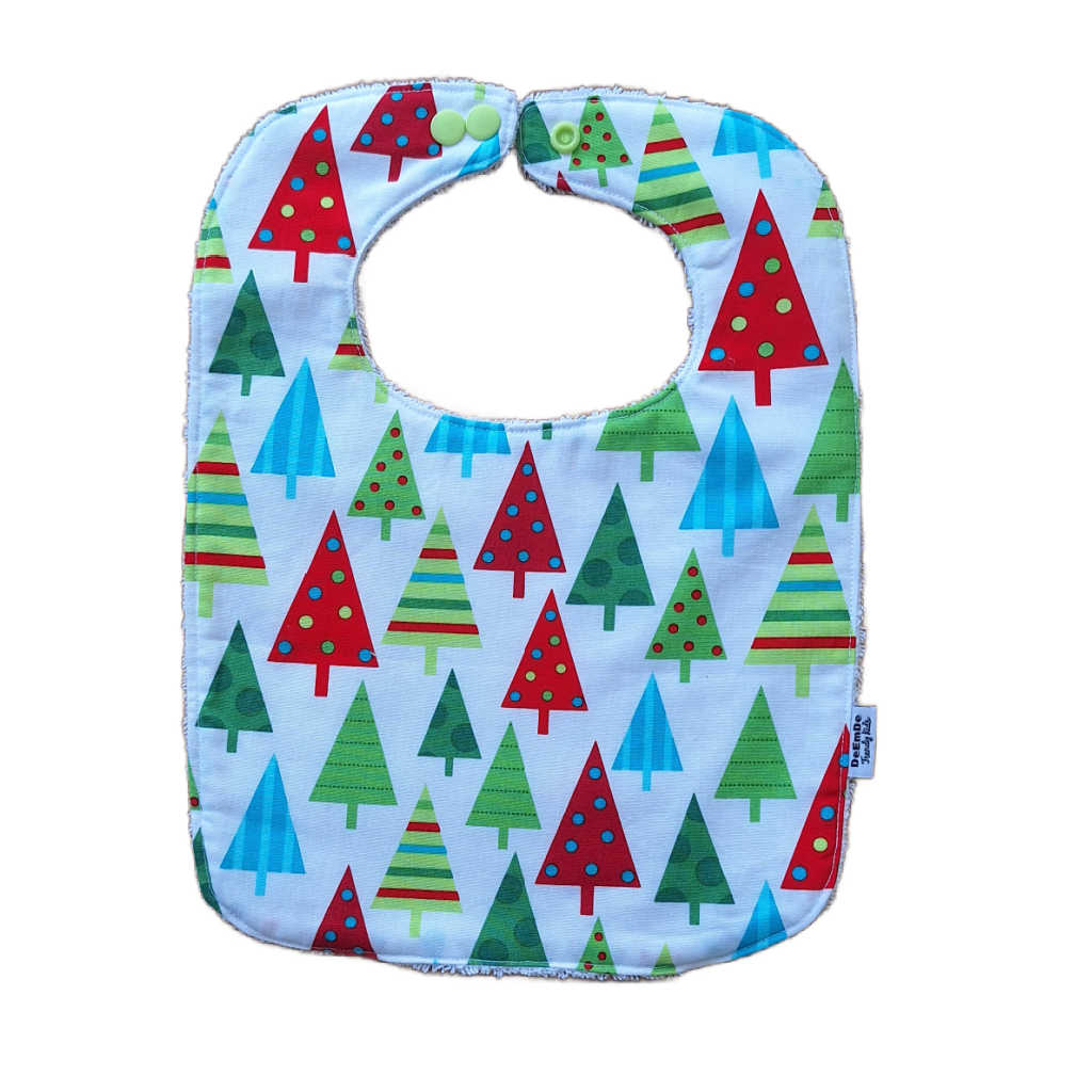 Handmade Boys Christmas Shorts & Bib Set | Size 6 months