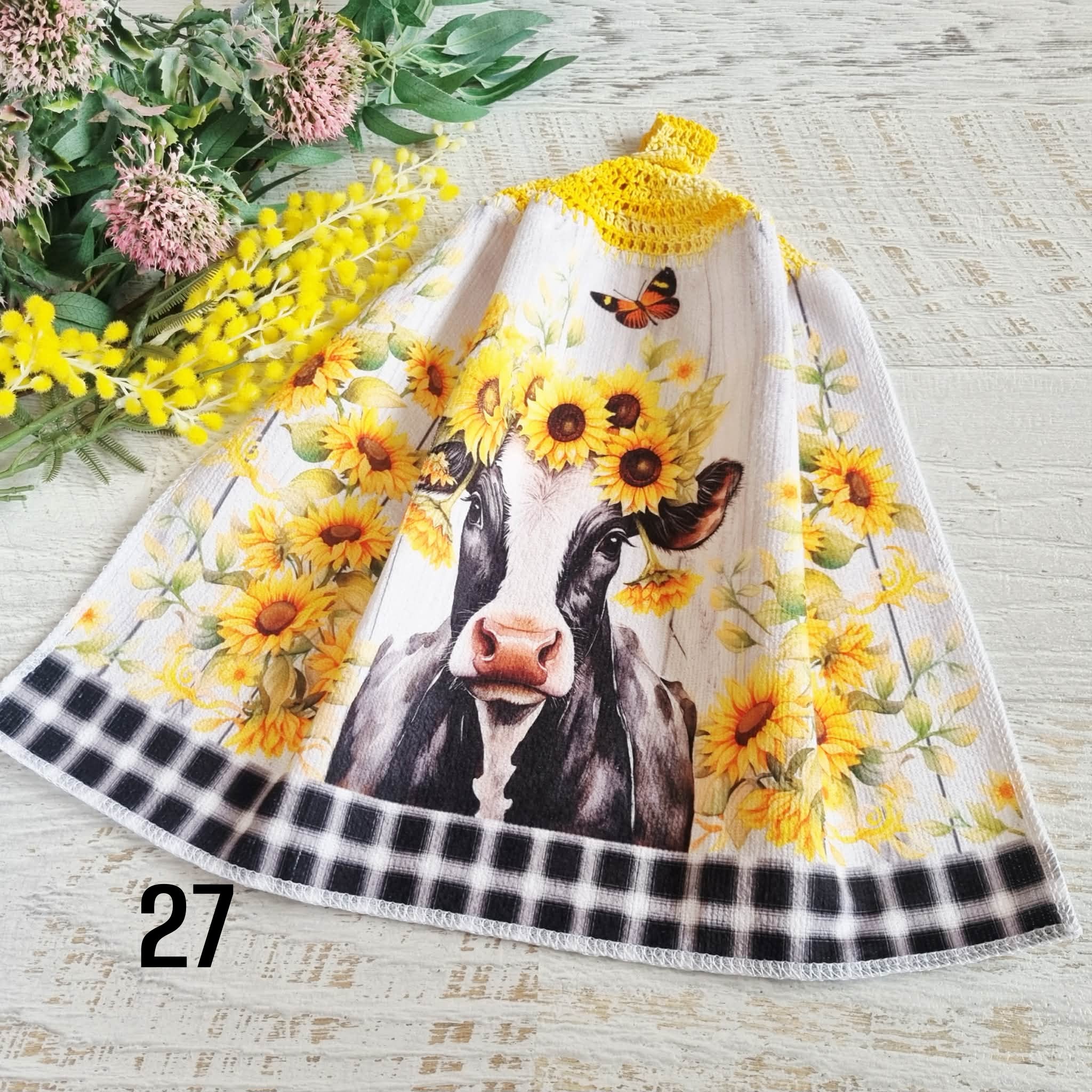 Kitchen Hand Towel | Hanging | Polyester Microfibre | SINGLE LAYER | 9 Styles - 19 - 27