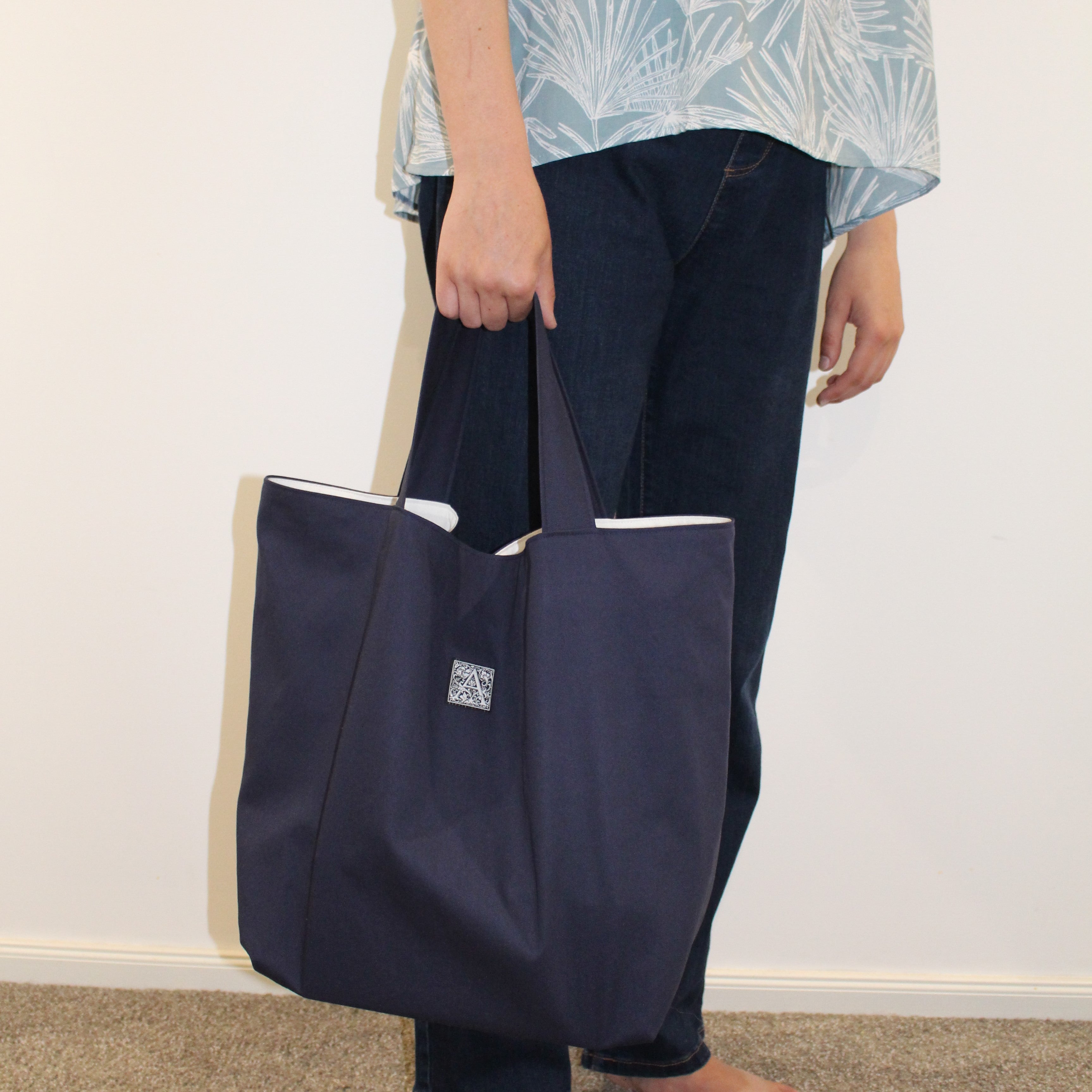 PDF Sewing Pattern Shopping Market Beach Tote Bag