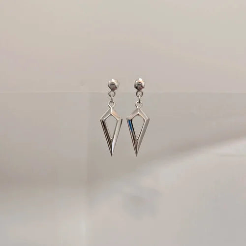 faceted hexagon & kite studs