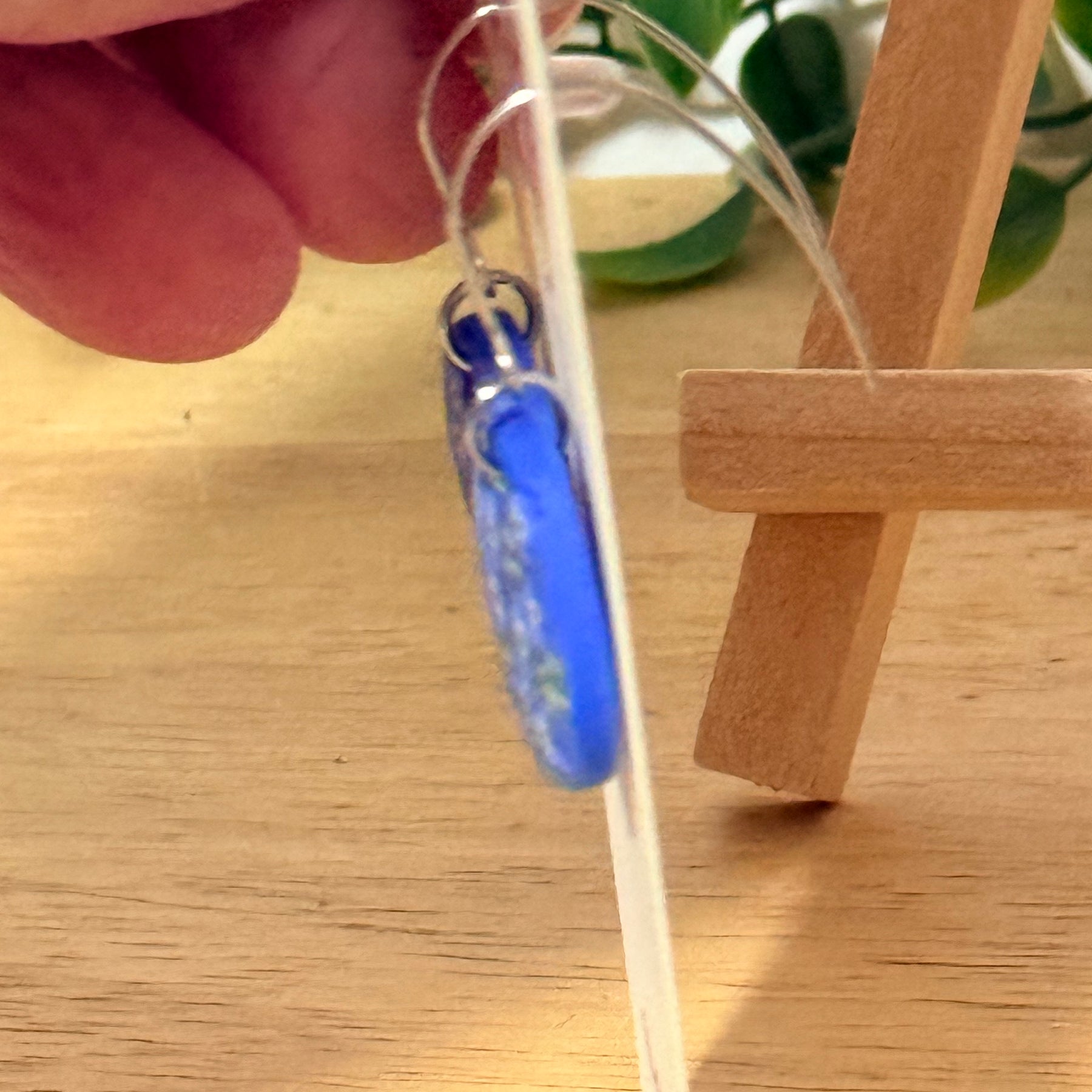 Forget-Me-Not Floral Polymer Clay Statement Earrings | Lightweight Botanical Dangle Jewellery