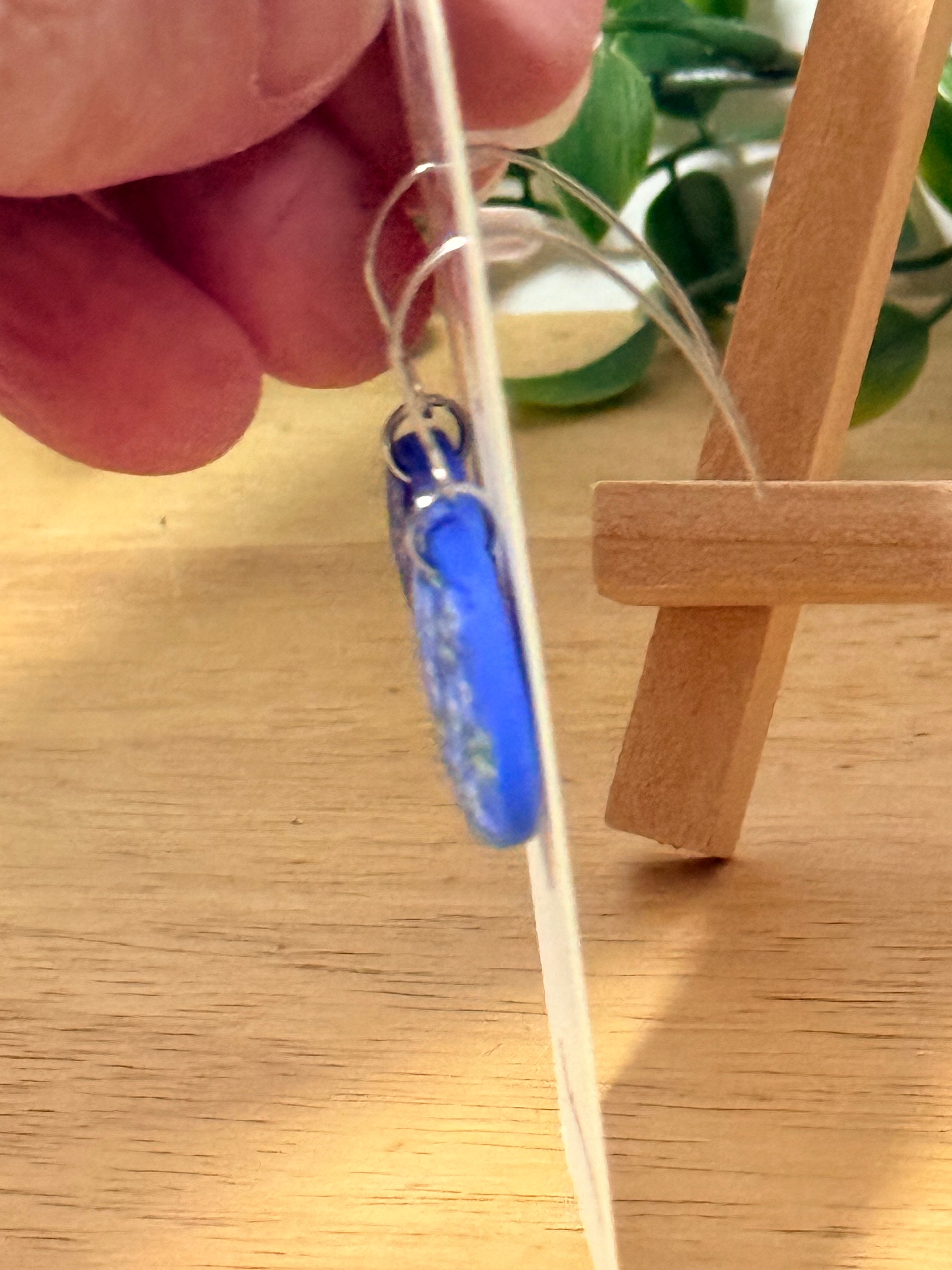 Forget-Me-Not Floral Polymer Clay Statement Earrings | Lightweight Botanical Dangle Jewellery