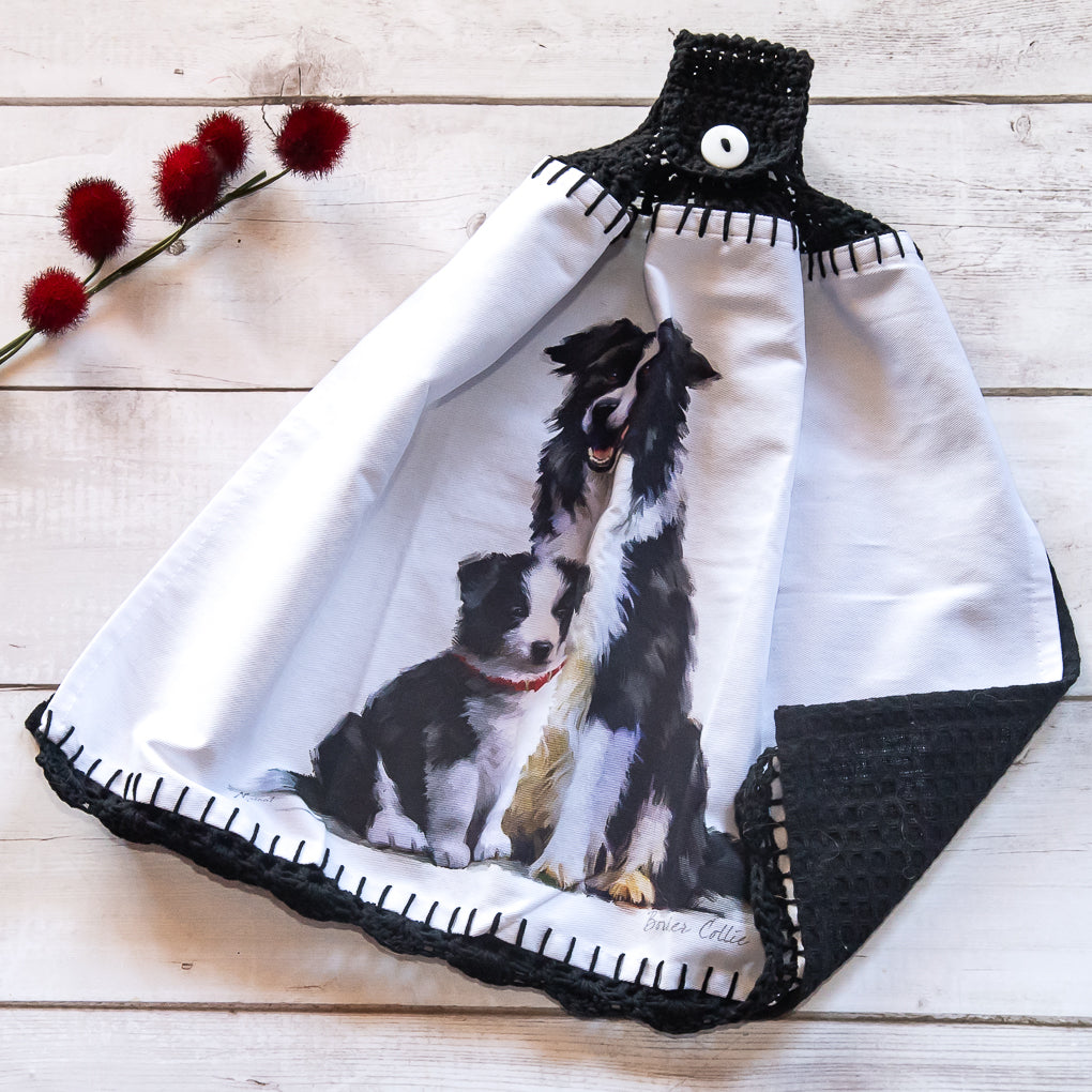Pet Lovers Hanging Tea Towel / Hand Towels - Double