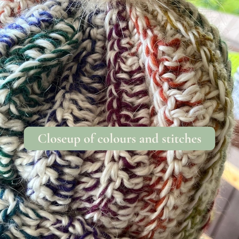 Hand crocheted beanie | alpaca and wool