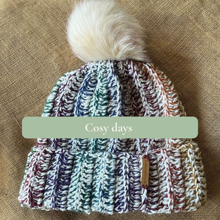 Hand crocheted beanie | alpaca and wool