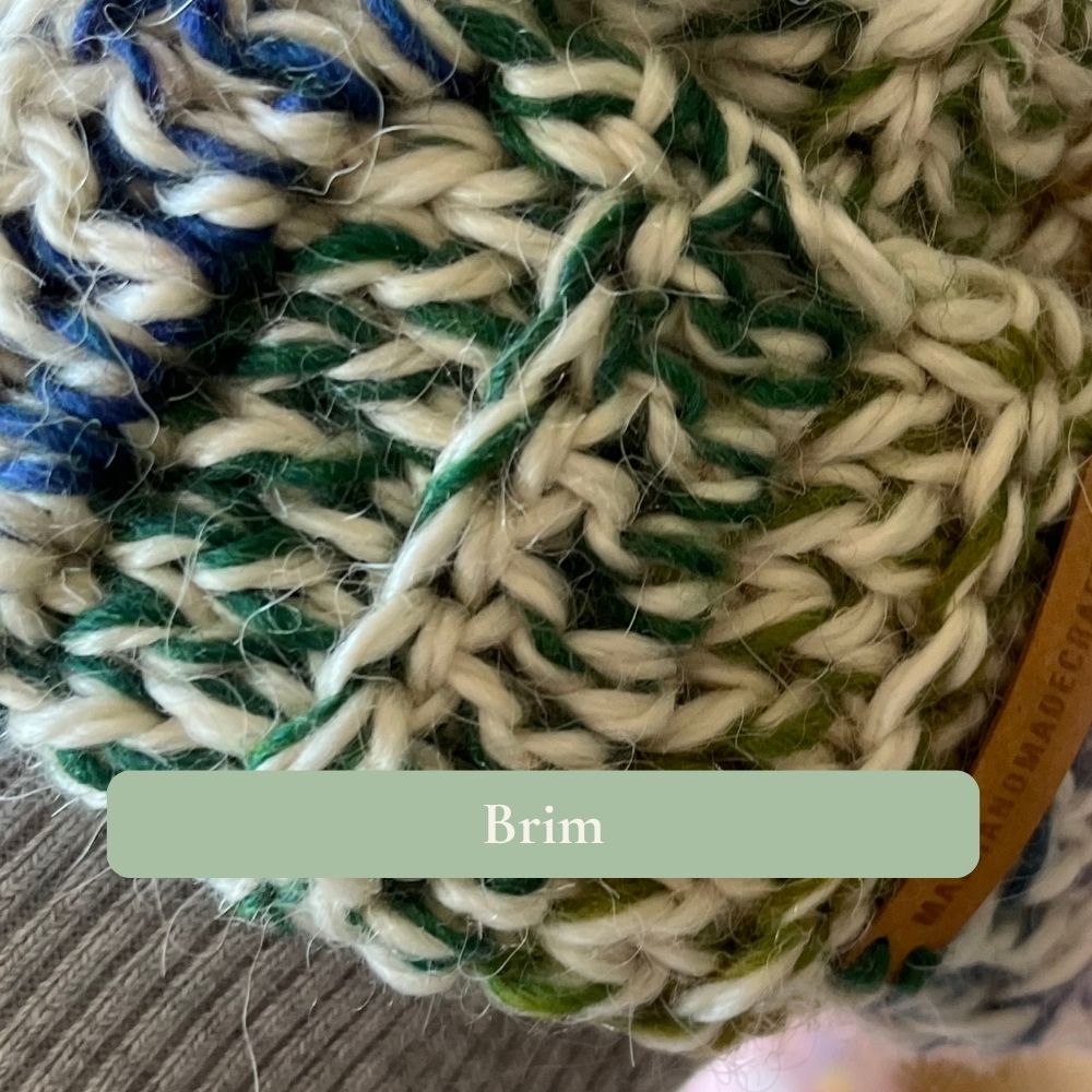 Hand crocheted beanie | alpaca and wool