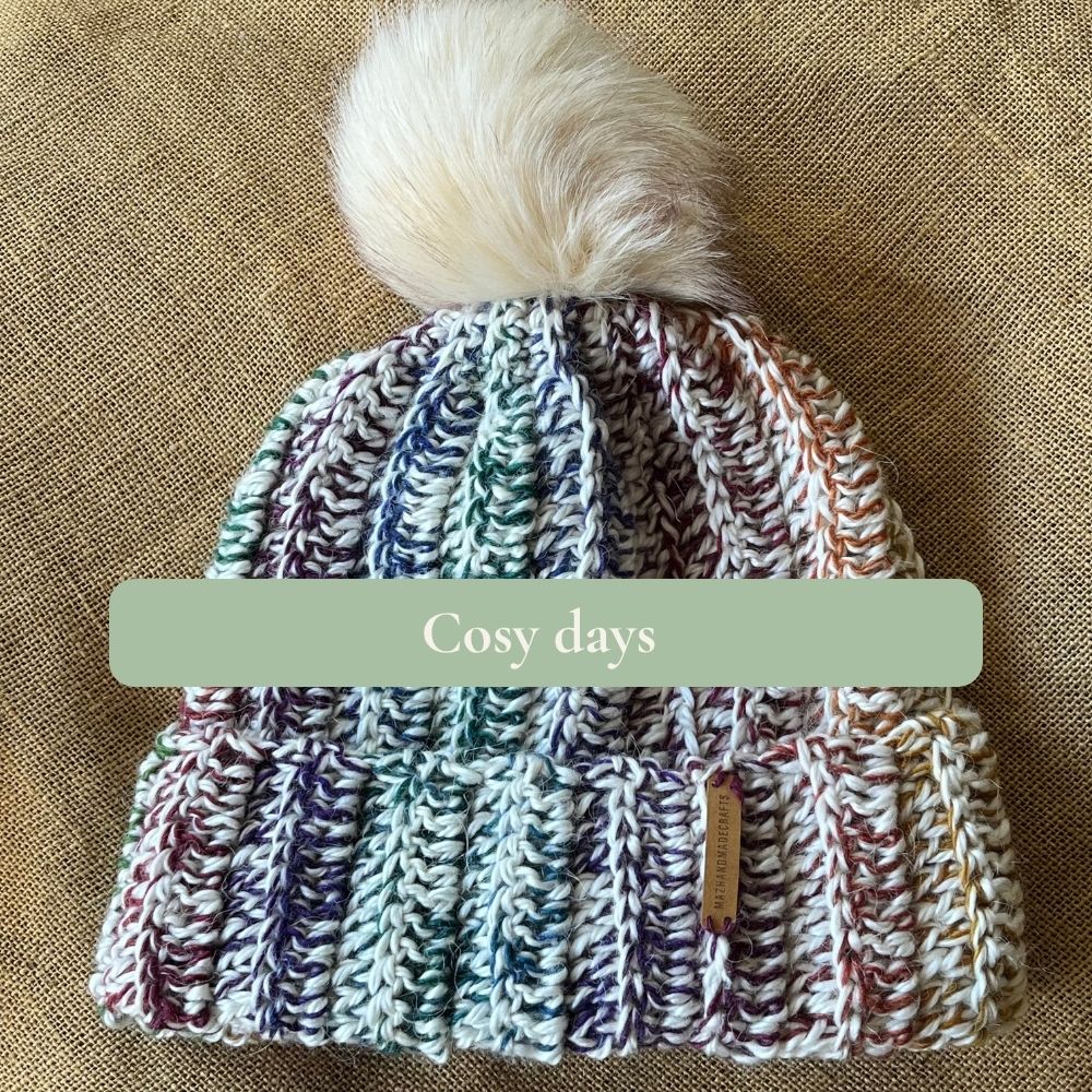 Hand crocheted beanie | alpaca and wool