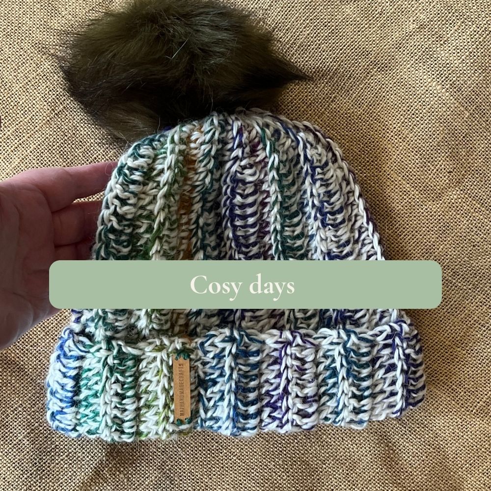 Hand crocheted beanie | alpaca and wool