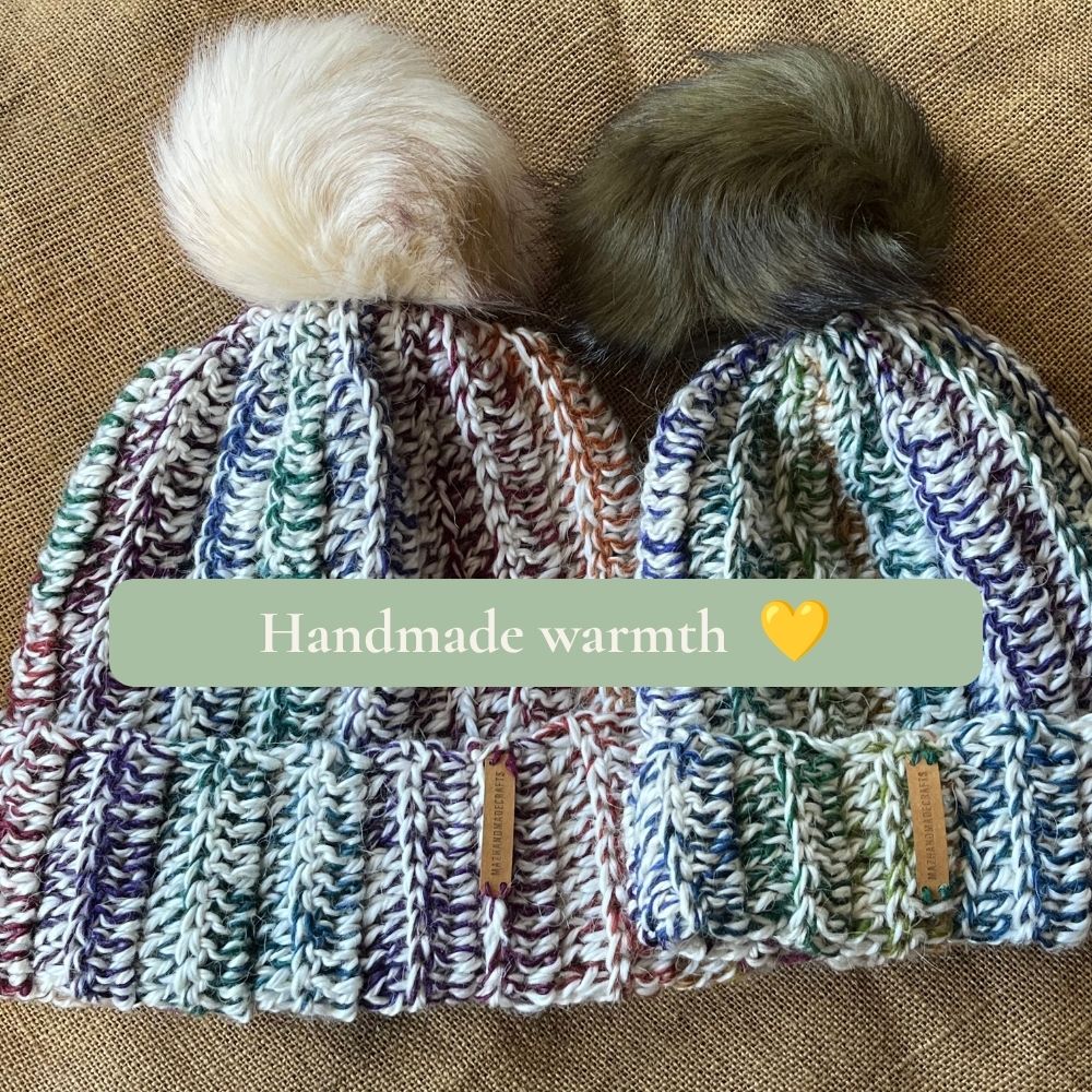 Hand crocheted beanie | alpaca and wool