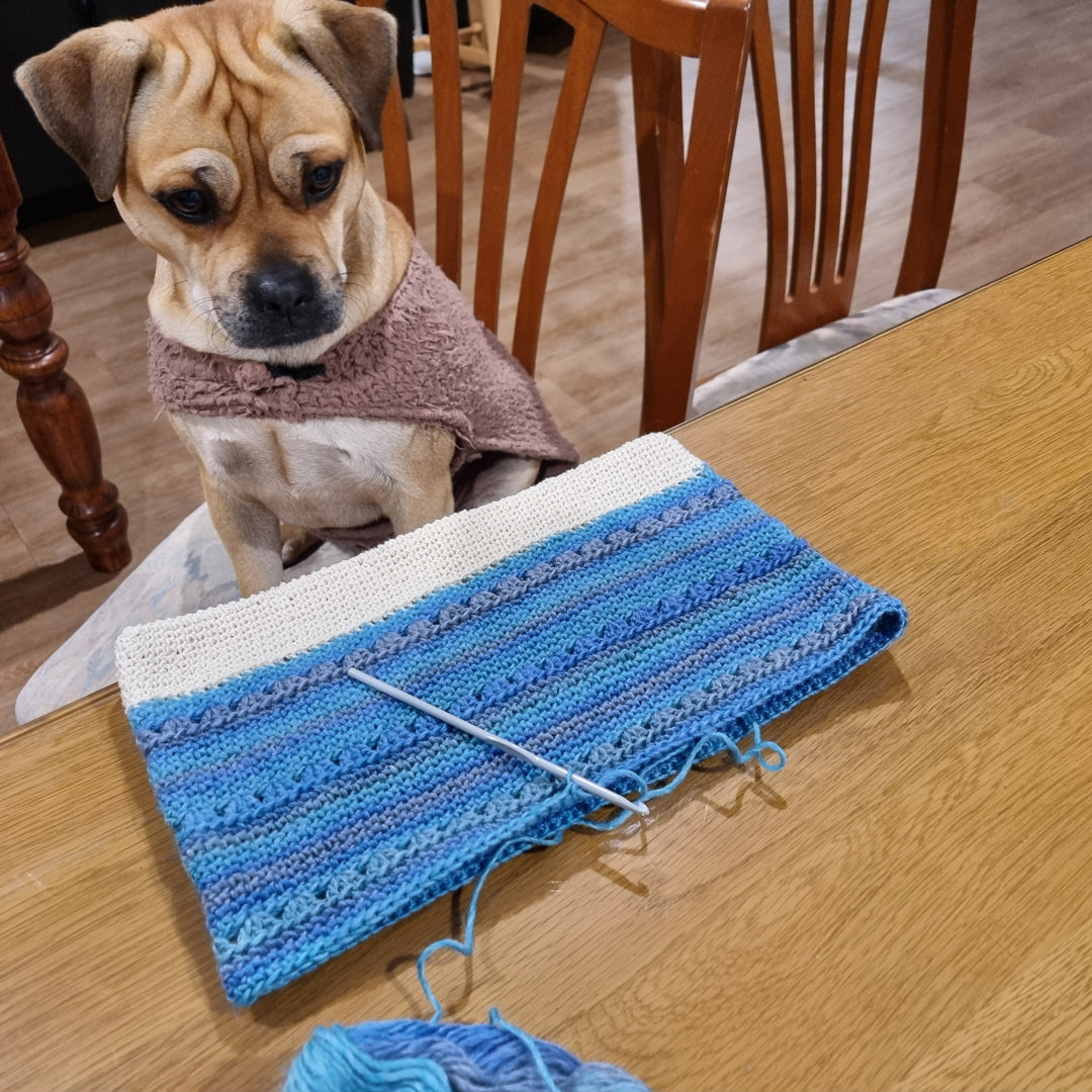Crochet bag - Beach Blue