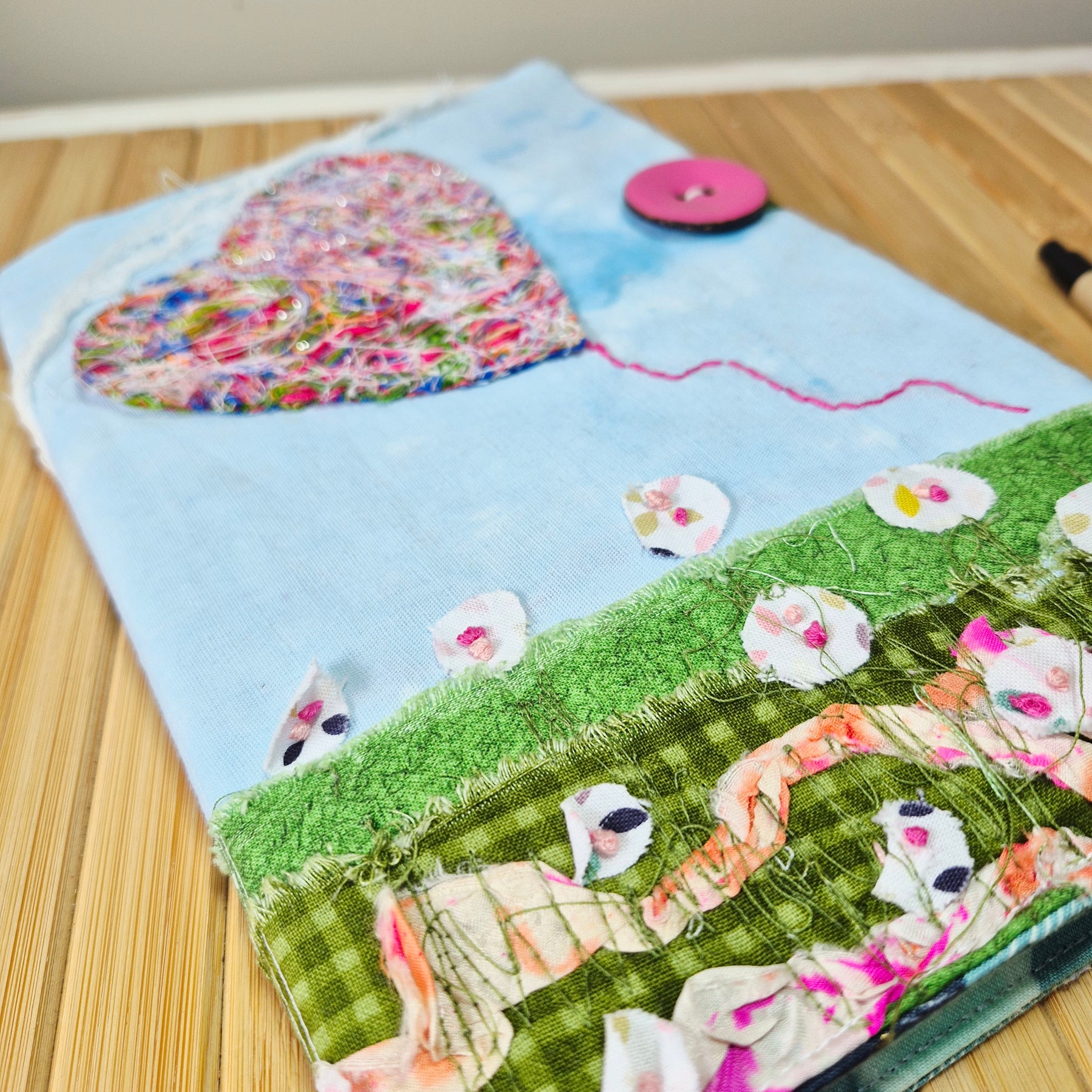 Flying Kite Book Cover: Artistic Eco-Friendly Journal