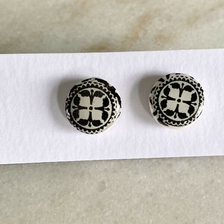 Polymer Clay Aztec Studs - Choose design