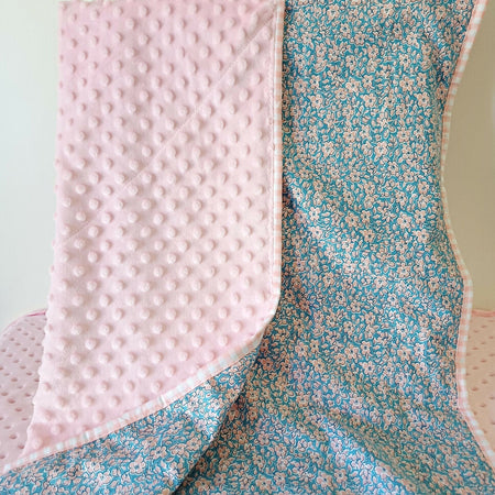 Liberty - Minky Pram Blanket - 74cm x 102cm