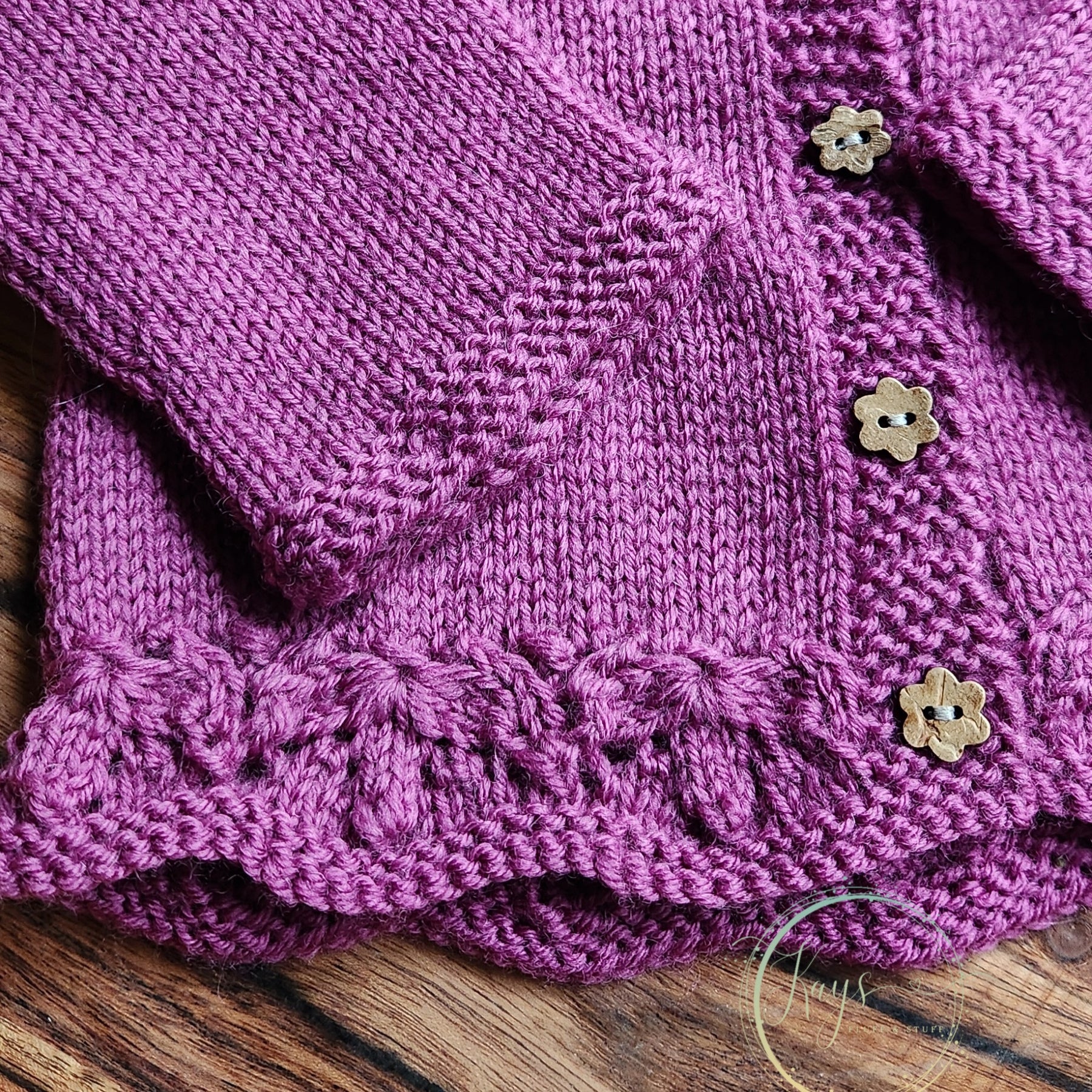 Handknit Baby Jacket | Newborn Gift