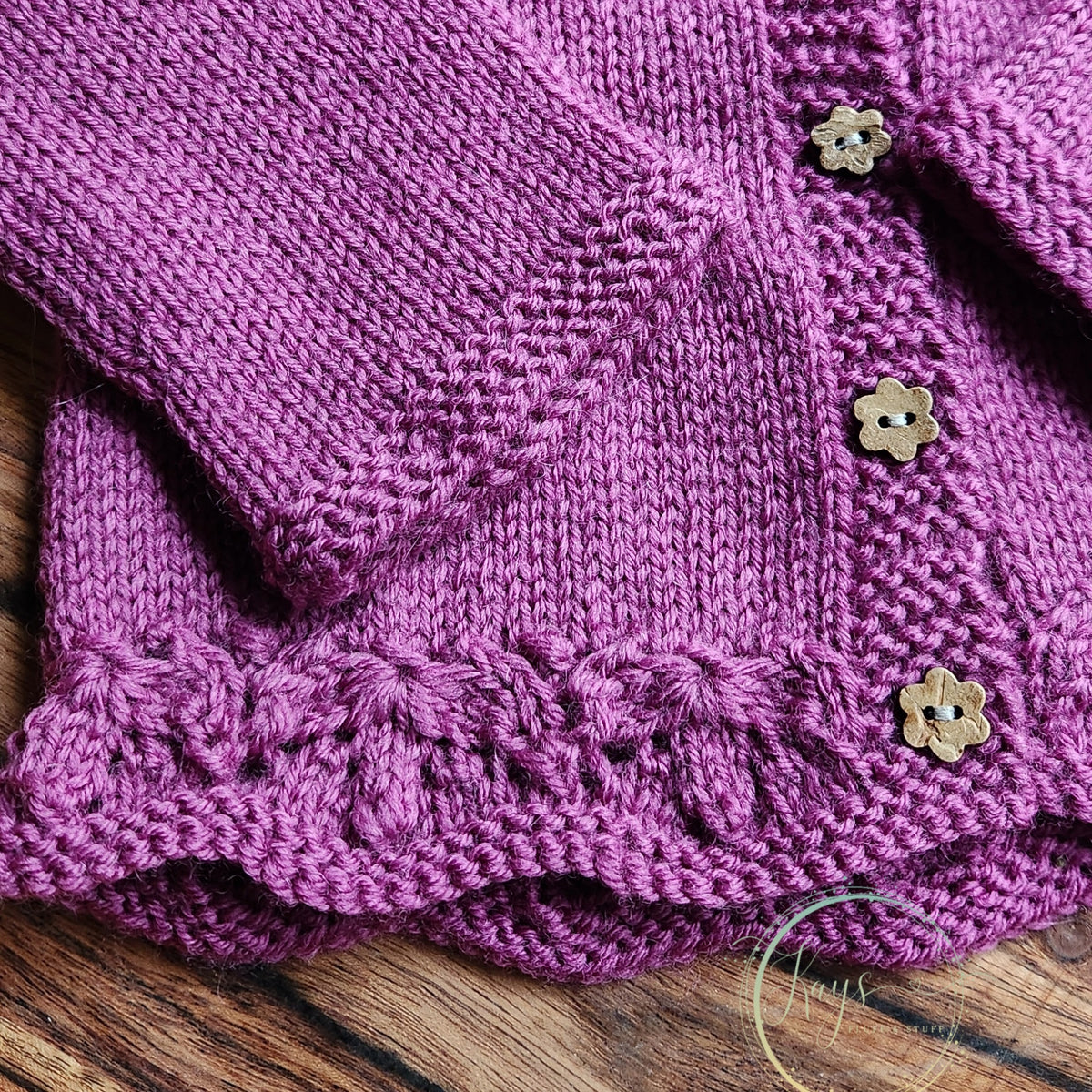 Handknit Baby Jacket | Newborn Gift