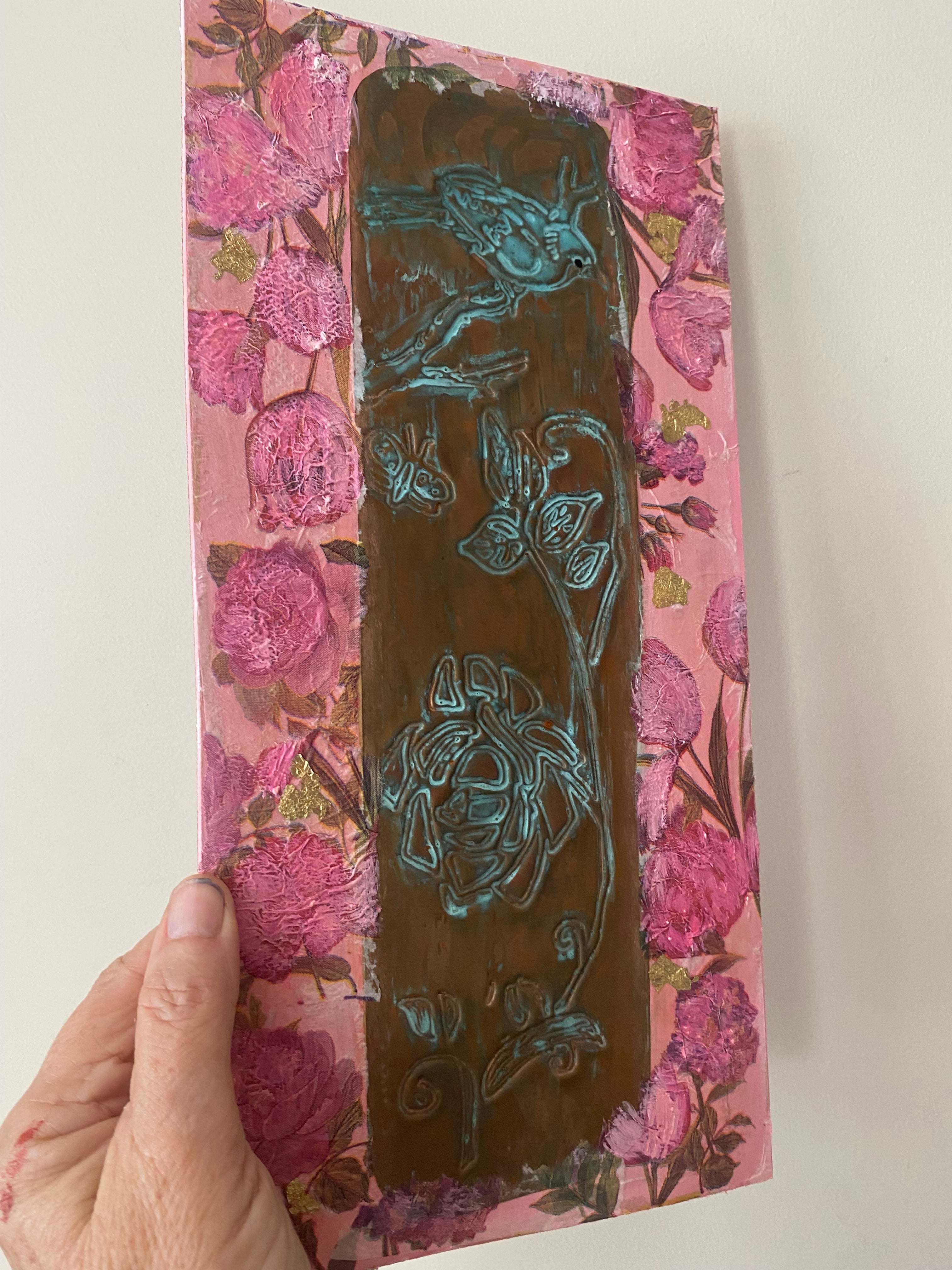 Enchanted wood copper art ❤️