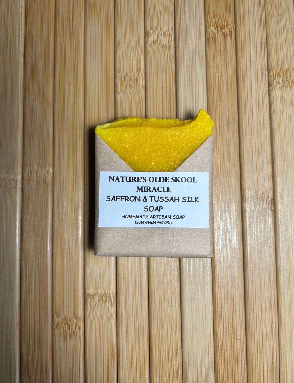 Handcrafted | Saffron Silk Soap | Gentle | Luxurious | Eco Friendly