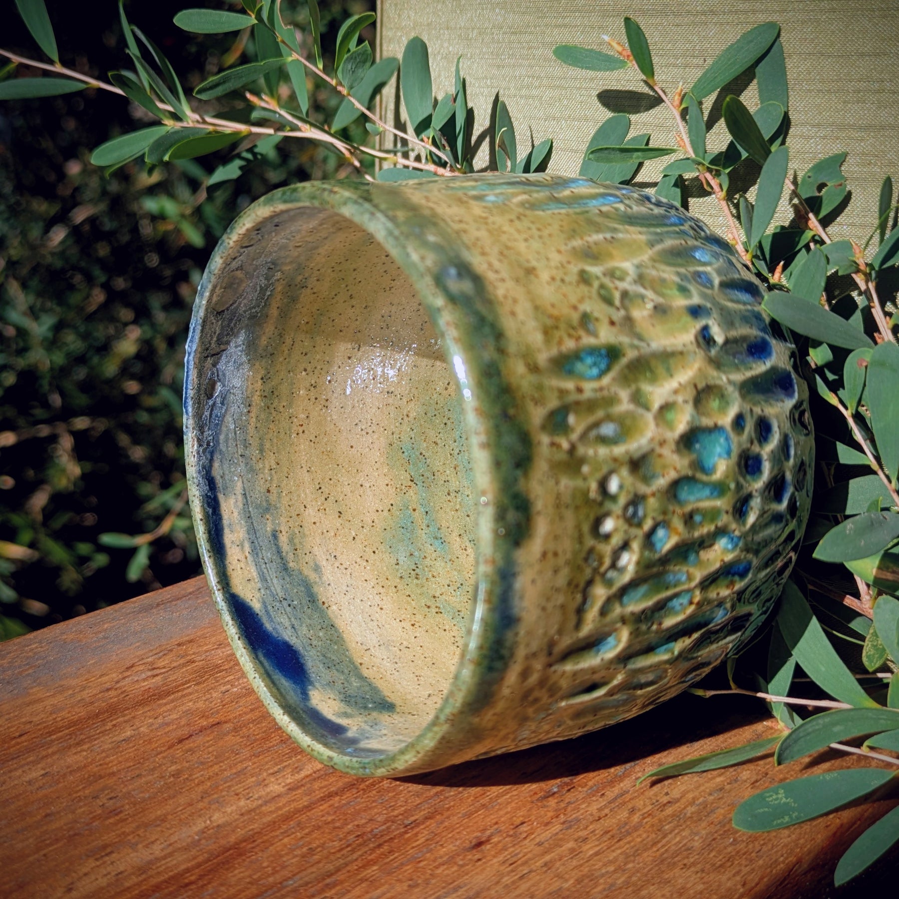 Organic textured cup