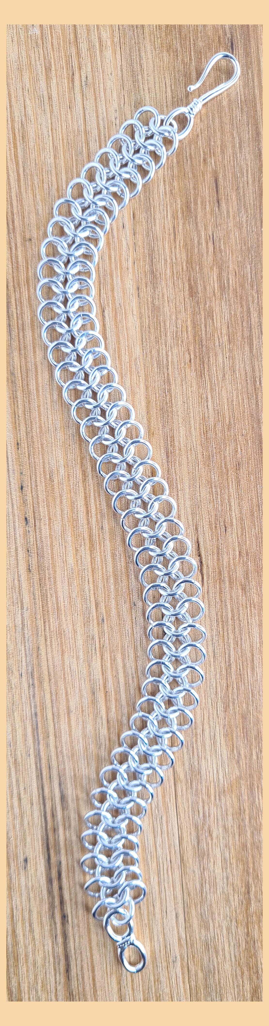 Chainmaille European 4 in 1 Weave Bracelet