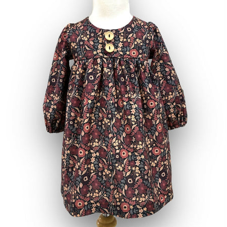 SIZE 2 Long Sleeve Autumn Flowers Lemonade Dress