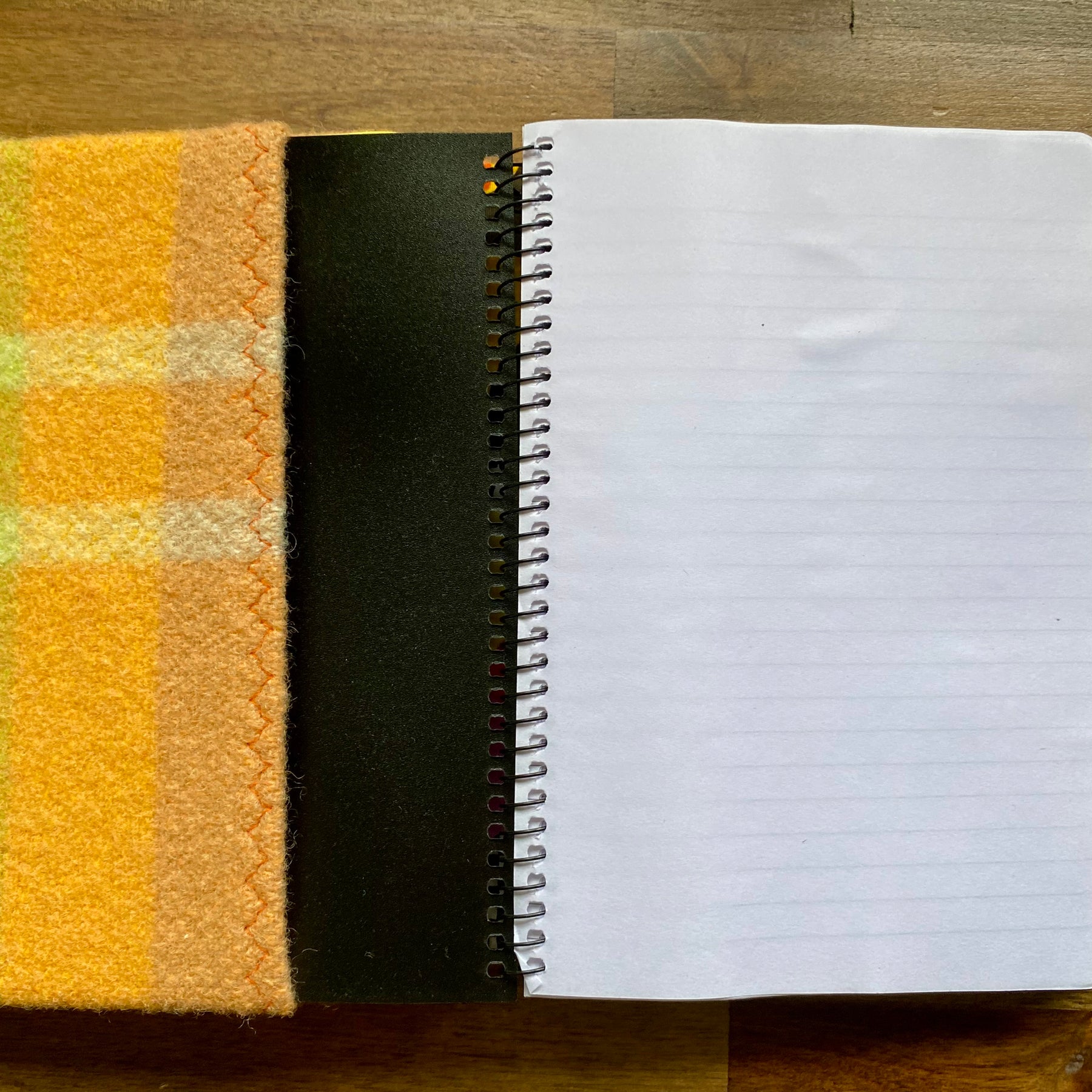 A5 Upcycled Notebook Caravan - Orange