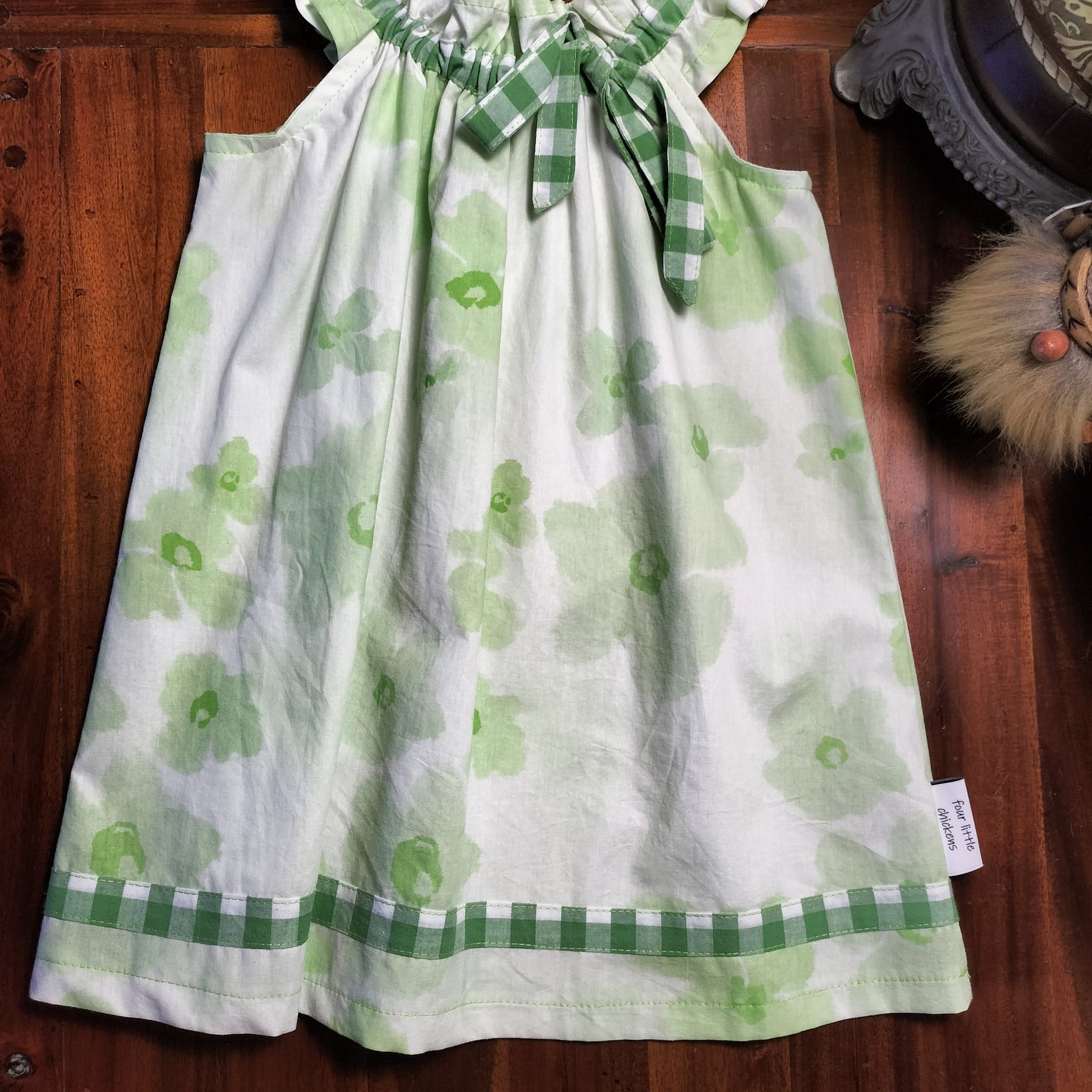 Sofia Dress – Green flowers