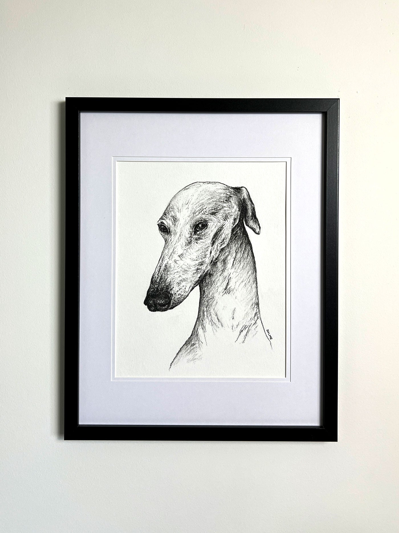 Greyhound | Hand Drawn Original Artwork
