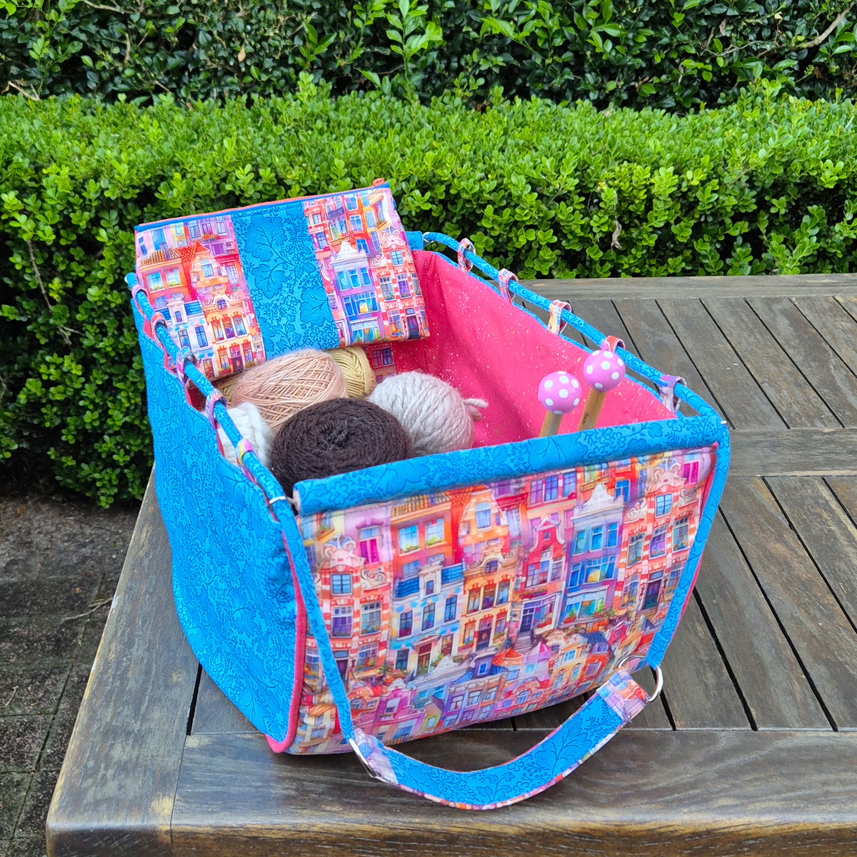 Large Knitting Project Bag – Convertible Shoulder Bag