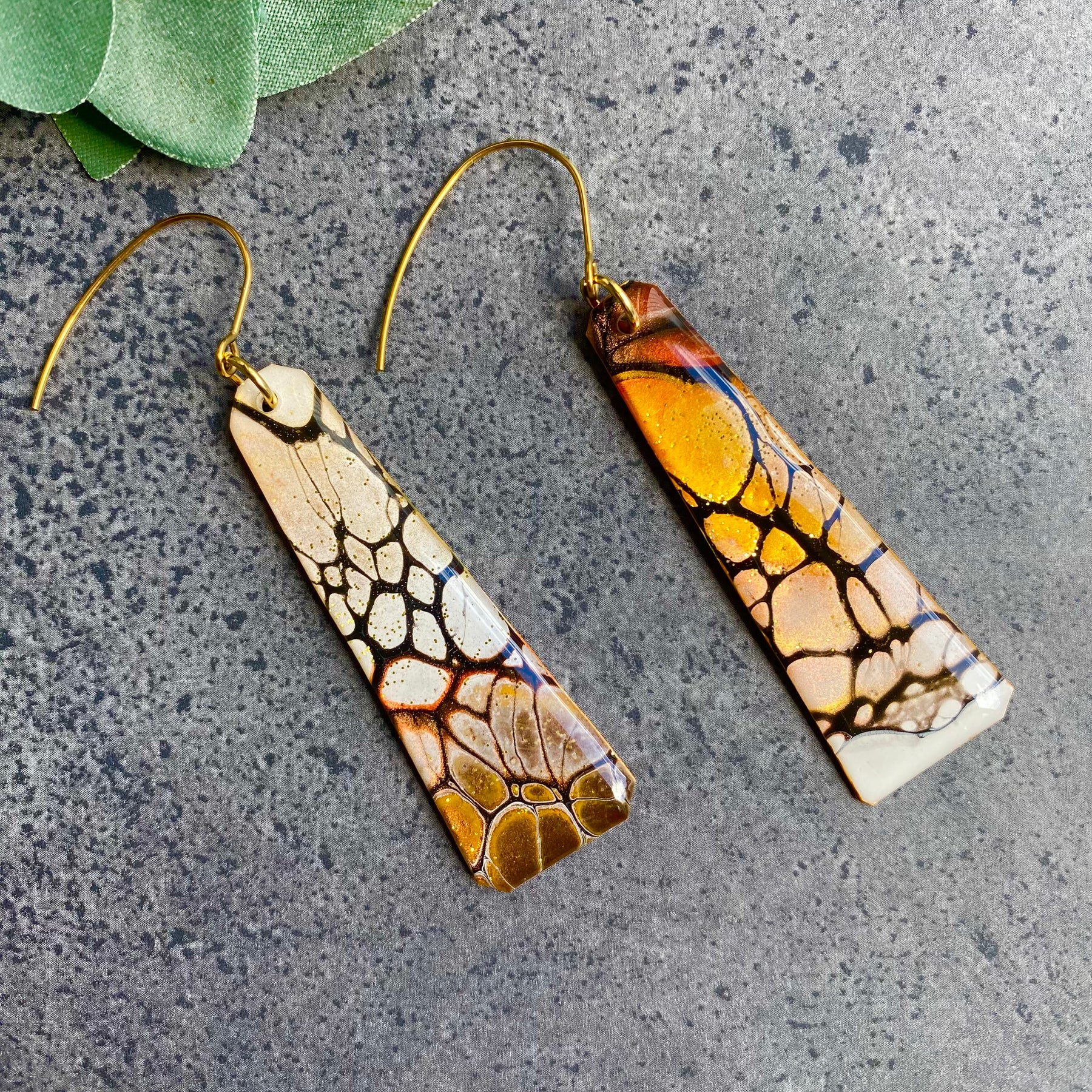 Cafe Latte Collection Hook Earrings