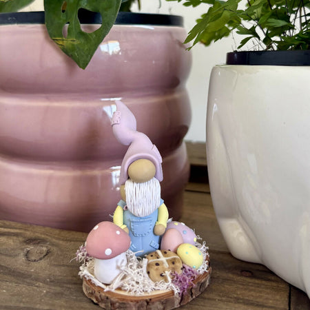 Tiny Gnome - Shelf Sitter - Easter eggs