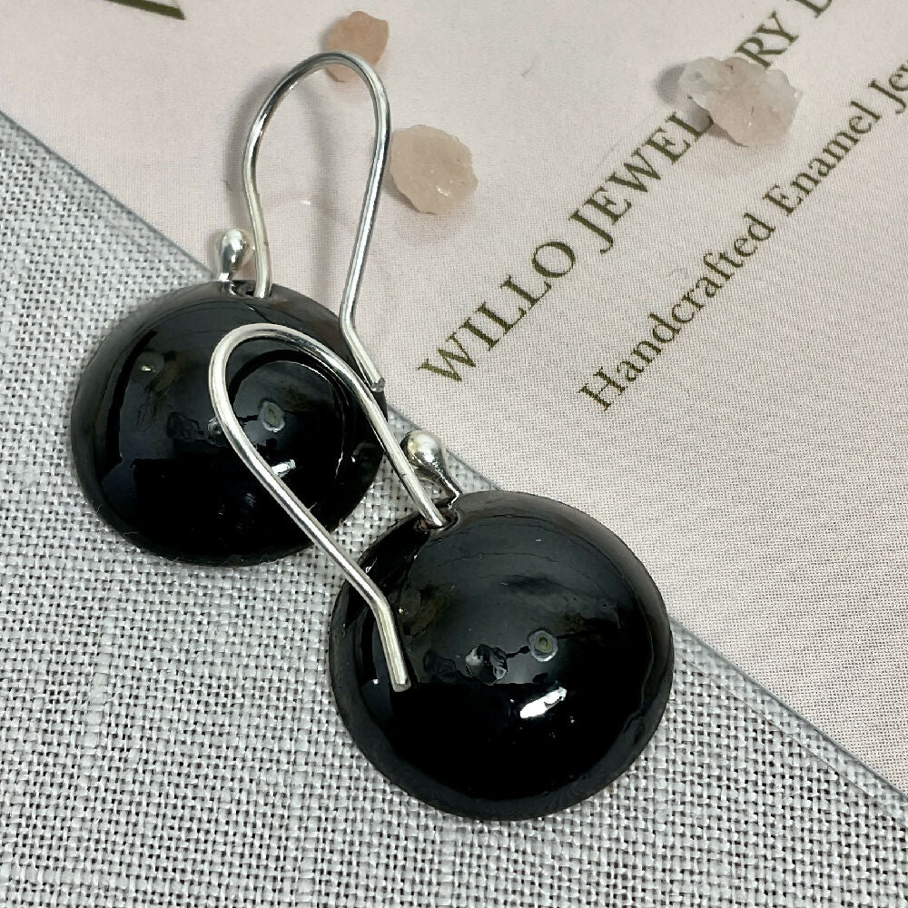 Everyday Earrings. Red and orange tones