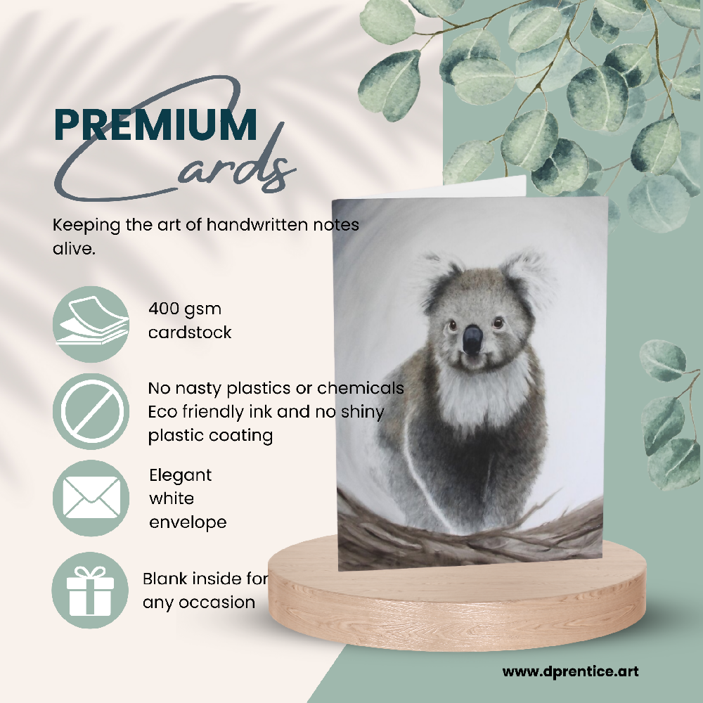 Product Image Premium Greeting card, blank