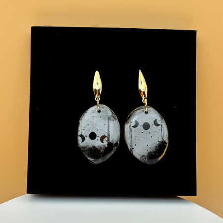 Lunar Phase Earrings