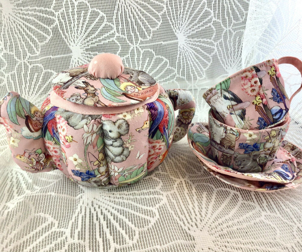 My First Teaset pink Gumnut babies