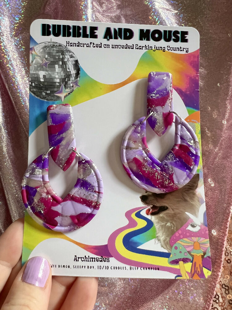 Purple Paradise Earrings