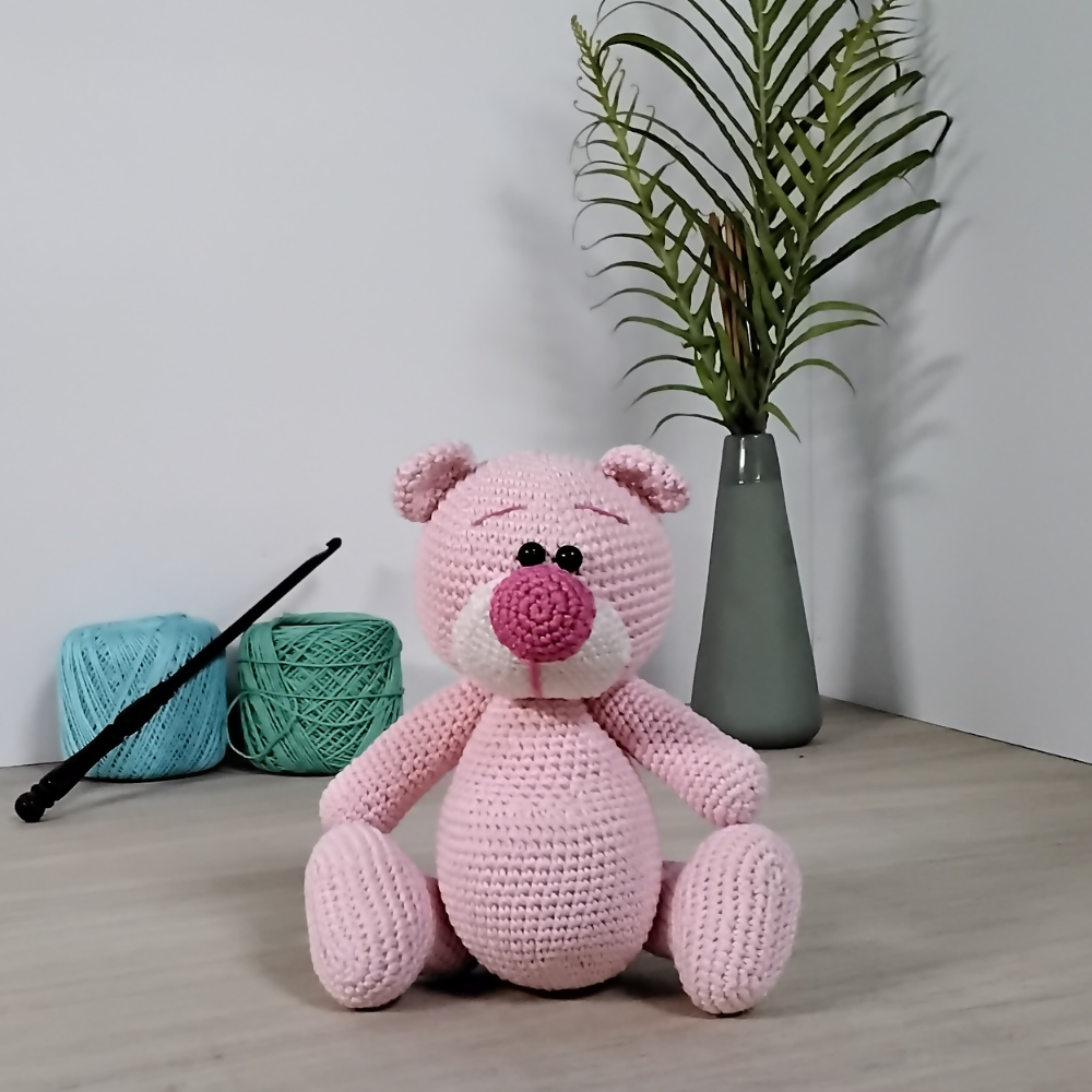 little-pink-teddy-front-Australian-made-watch-the-birdy-crochet