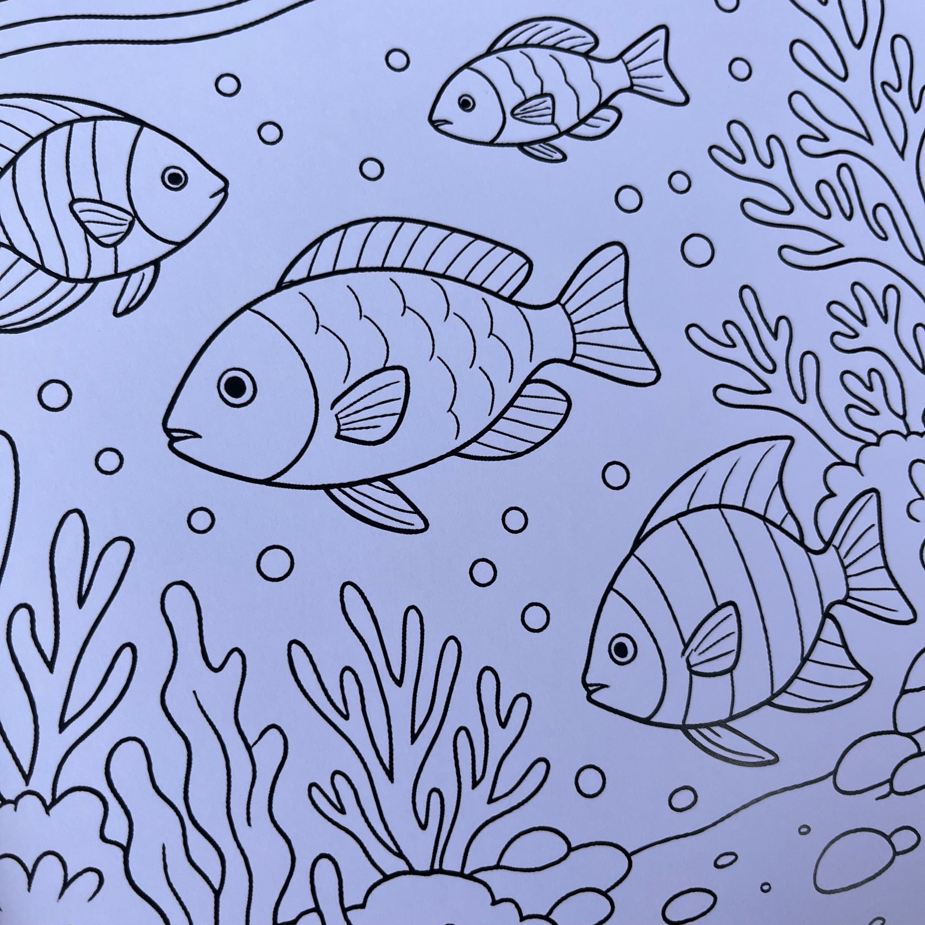 PREORDER Seaside Scenes & Ocean Dreams Colouring Book
