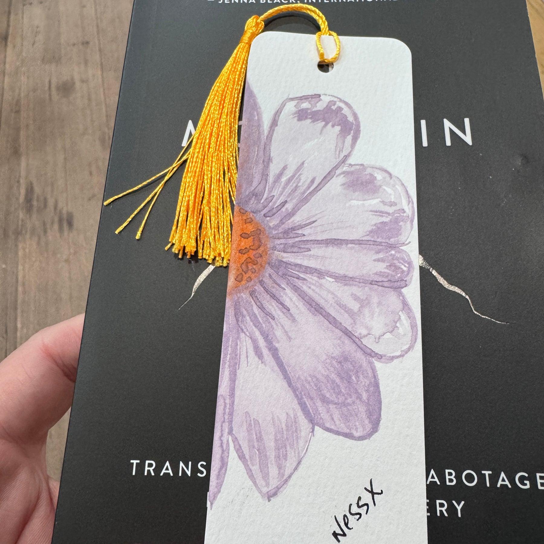 Lavender Whisper Bookmark - Floral Editions Collection