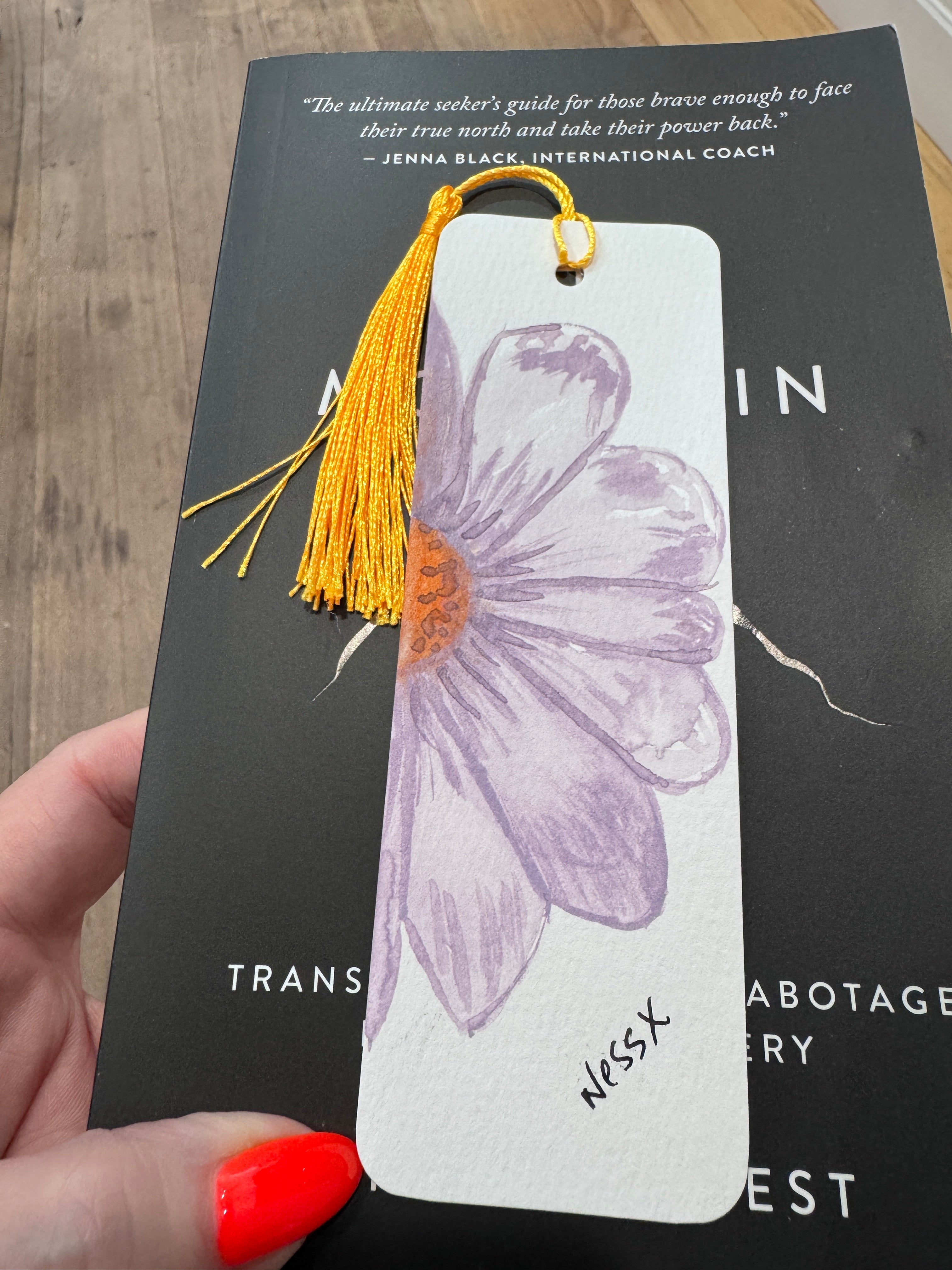 Lavender Whisper Bookmark - Floral Editions Collection