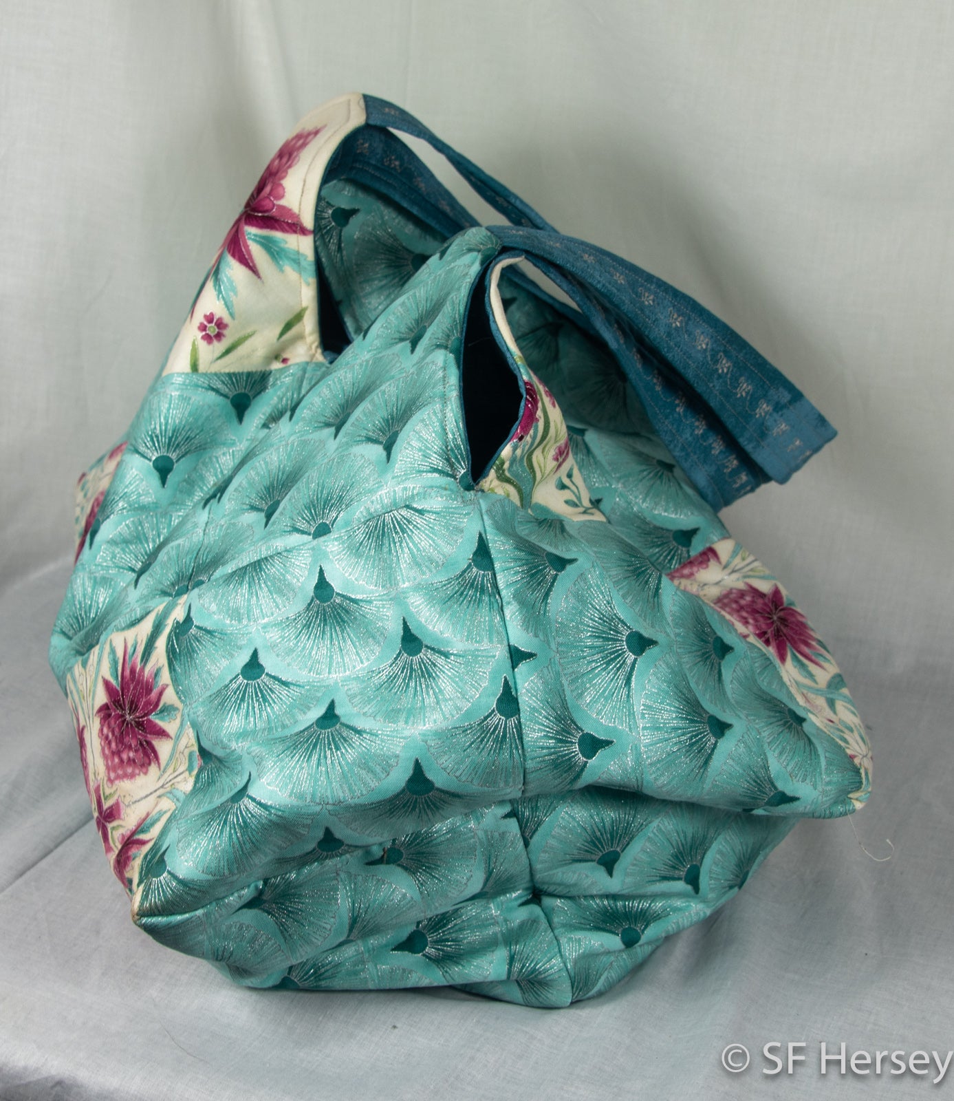 Melba Aussie Flowers Handbag or Yarn Bag