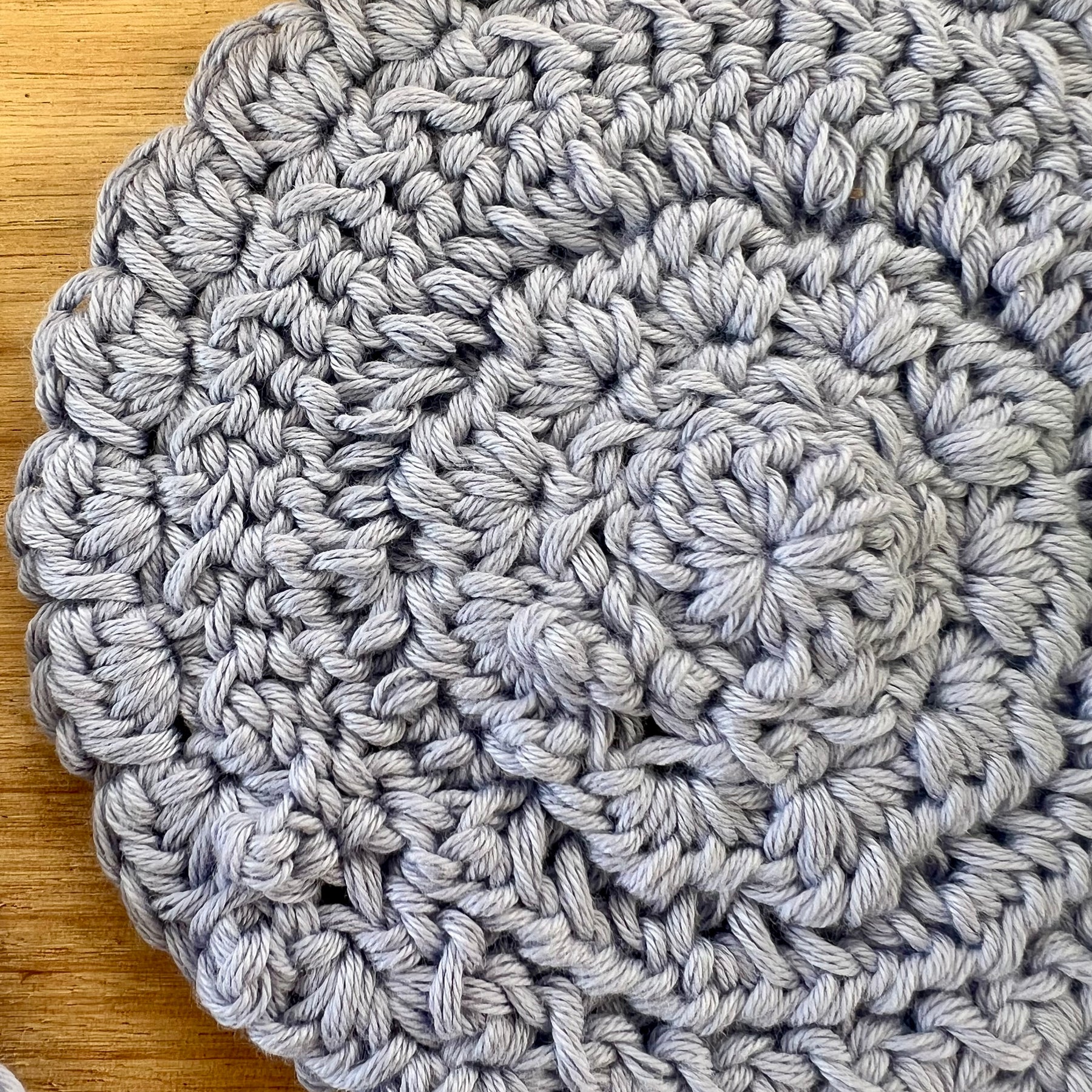 Crochet Coasters Set of 4, Cotton Mandala Coasters, Coastal Boho Home Decor