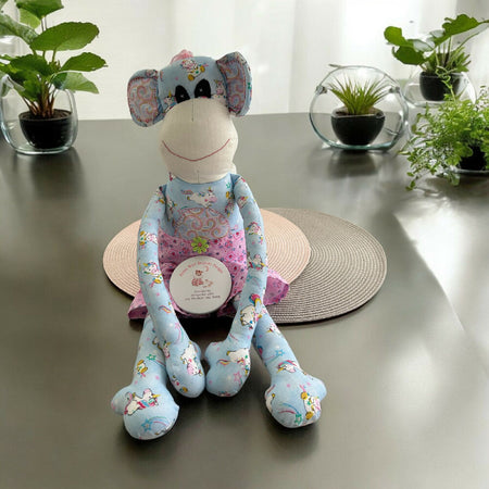 Molly the Monkey handmade soft toy.